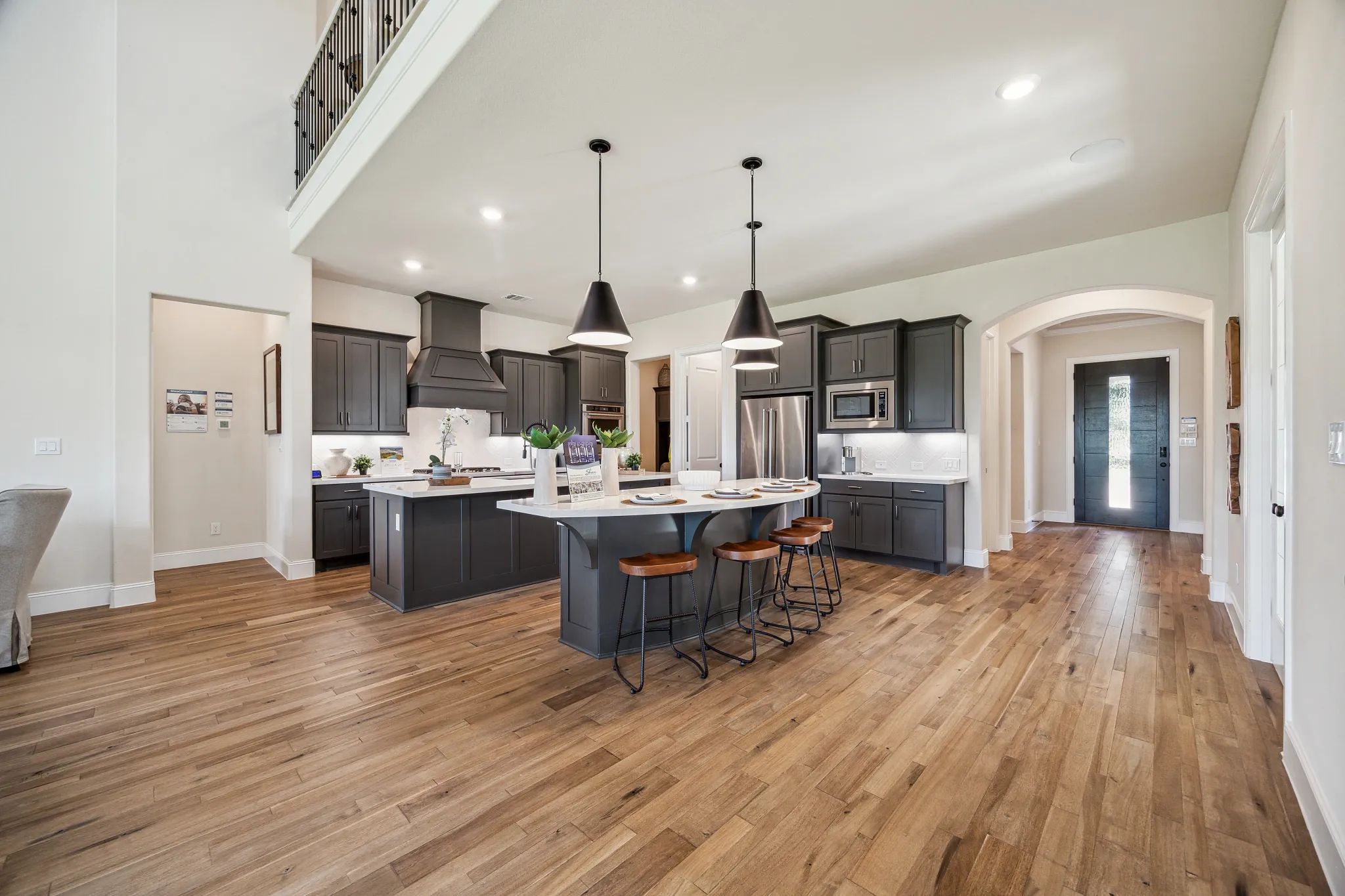 Plan 5051 kitchen - staged