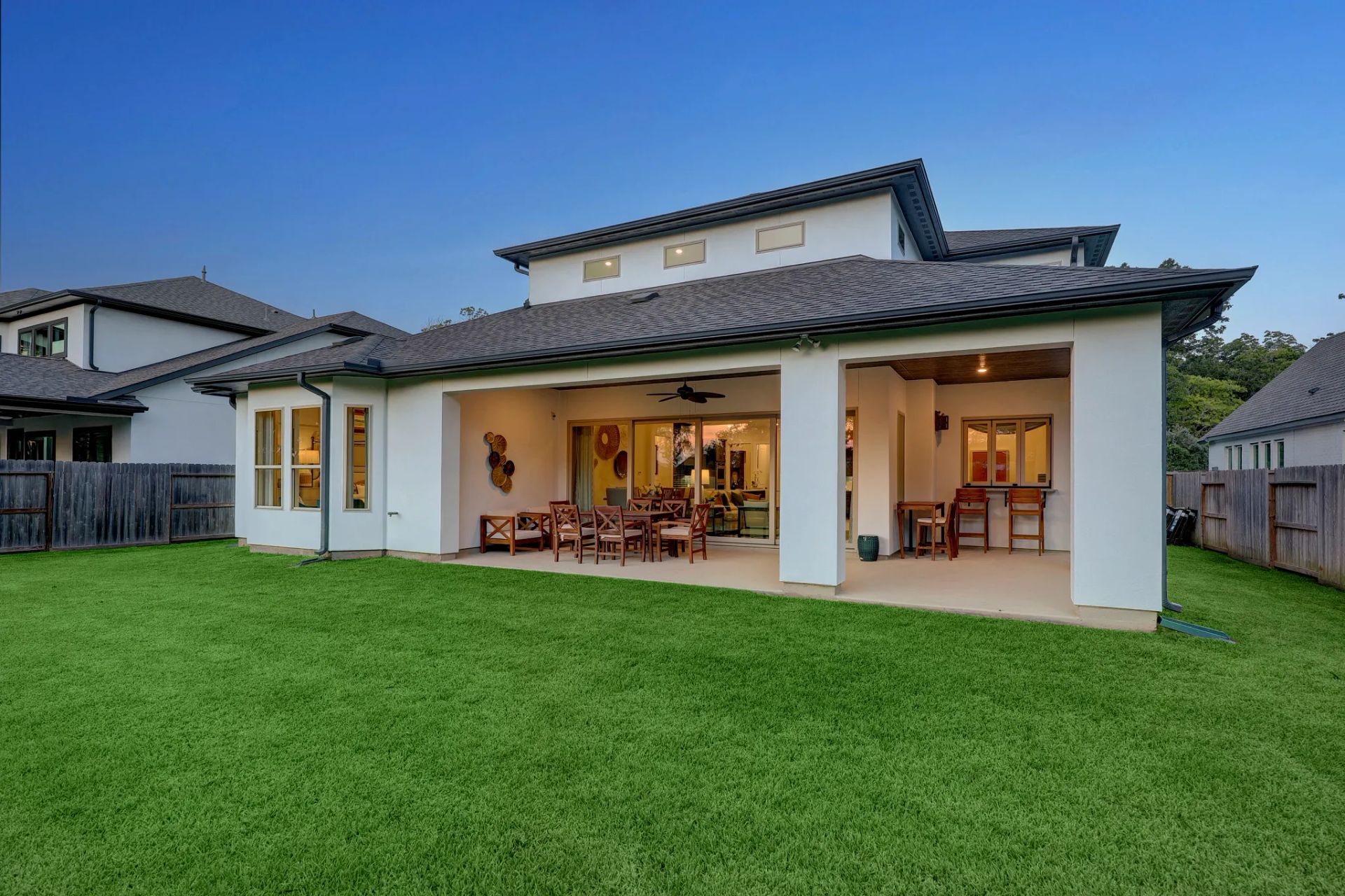 Homesite 5105 Backyard - Staged