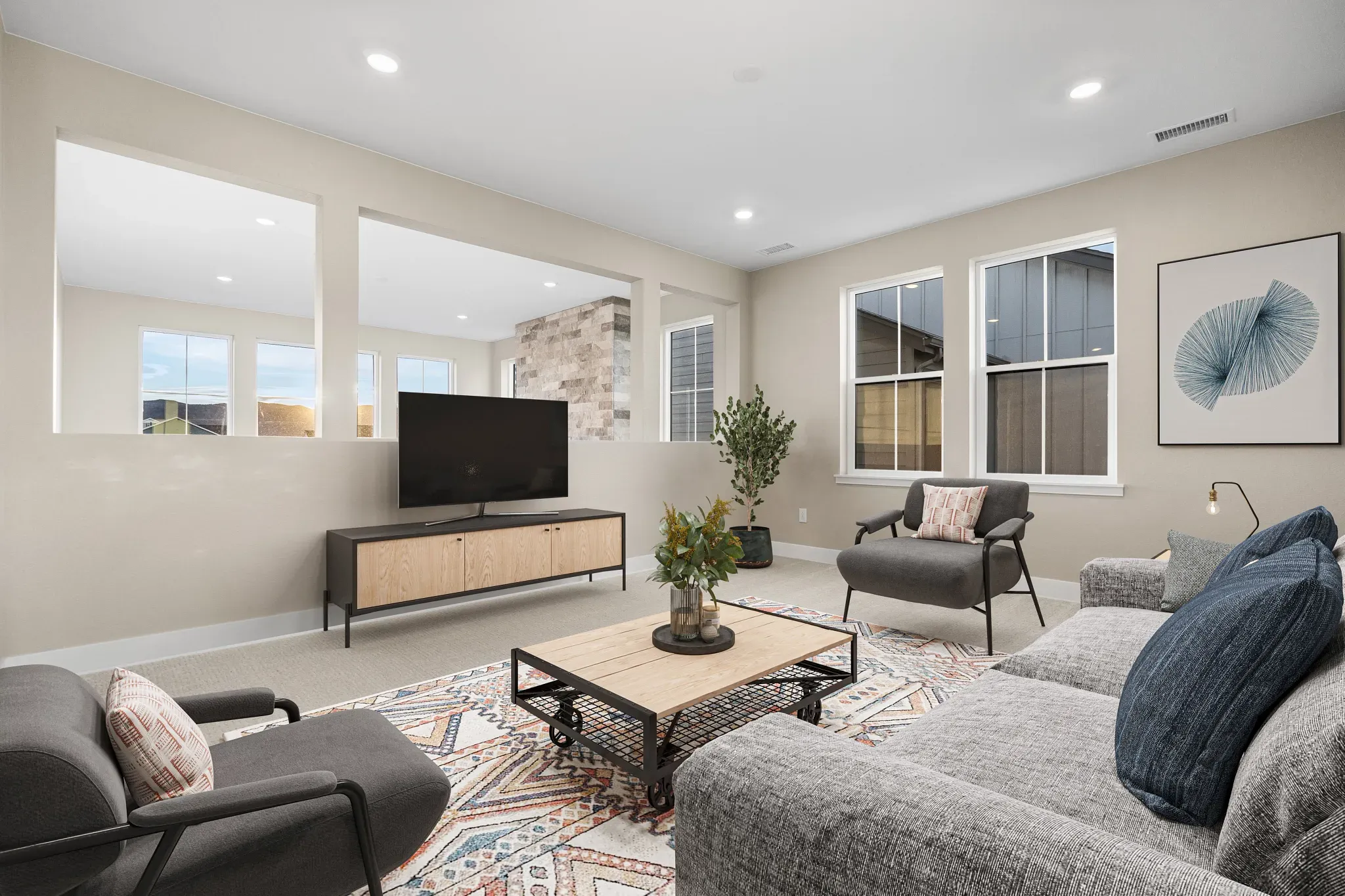 Homesite 263 Loft - Virtually Staged