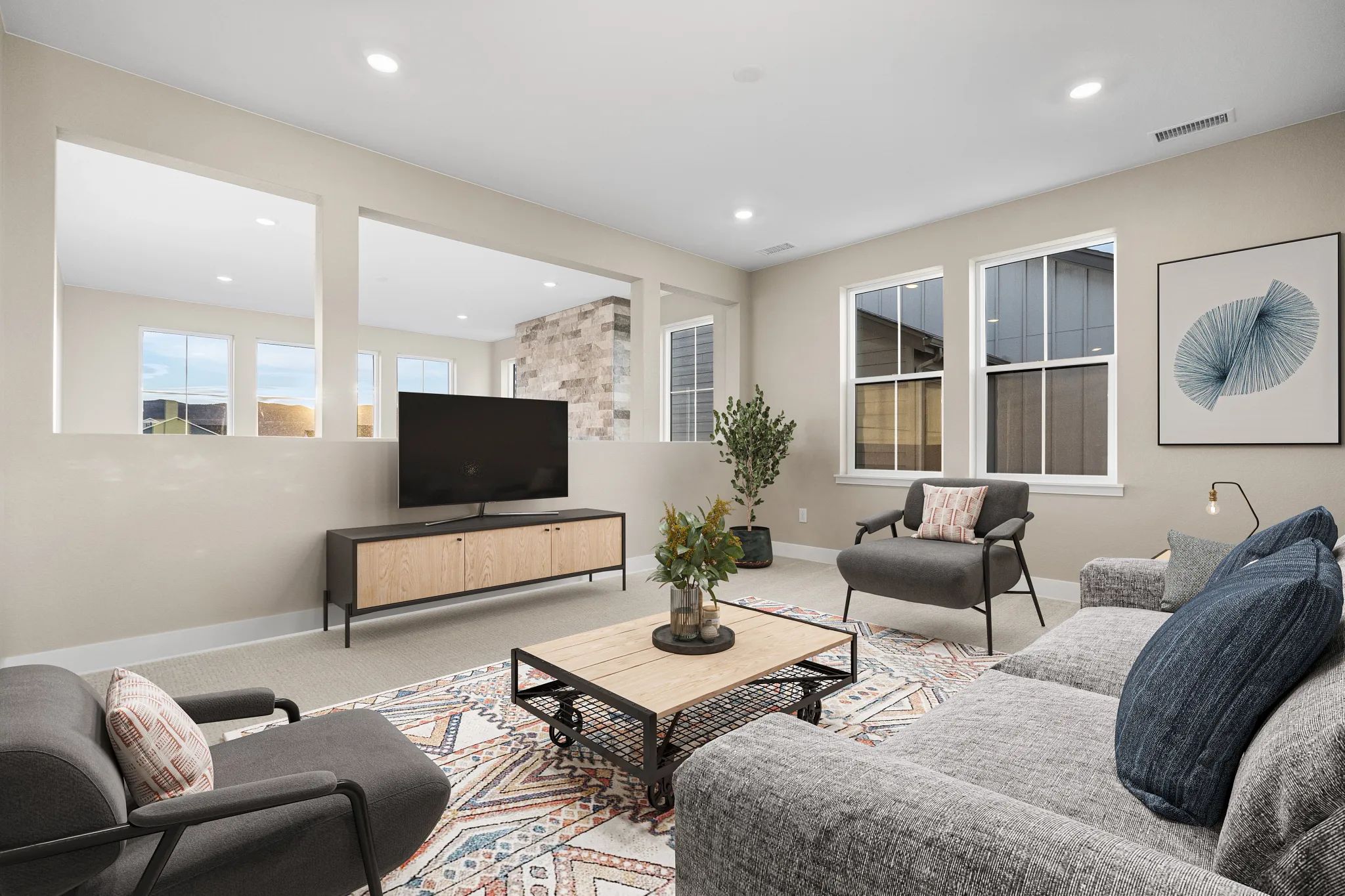 Homesite 263 Loft - Virtually Staged