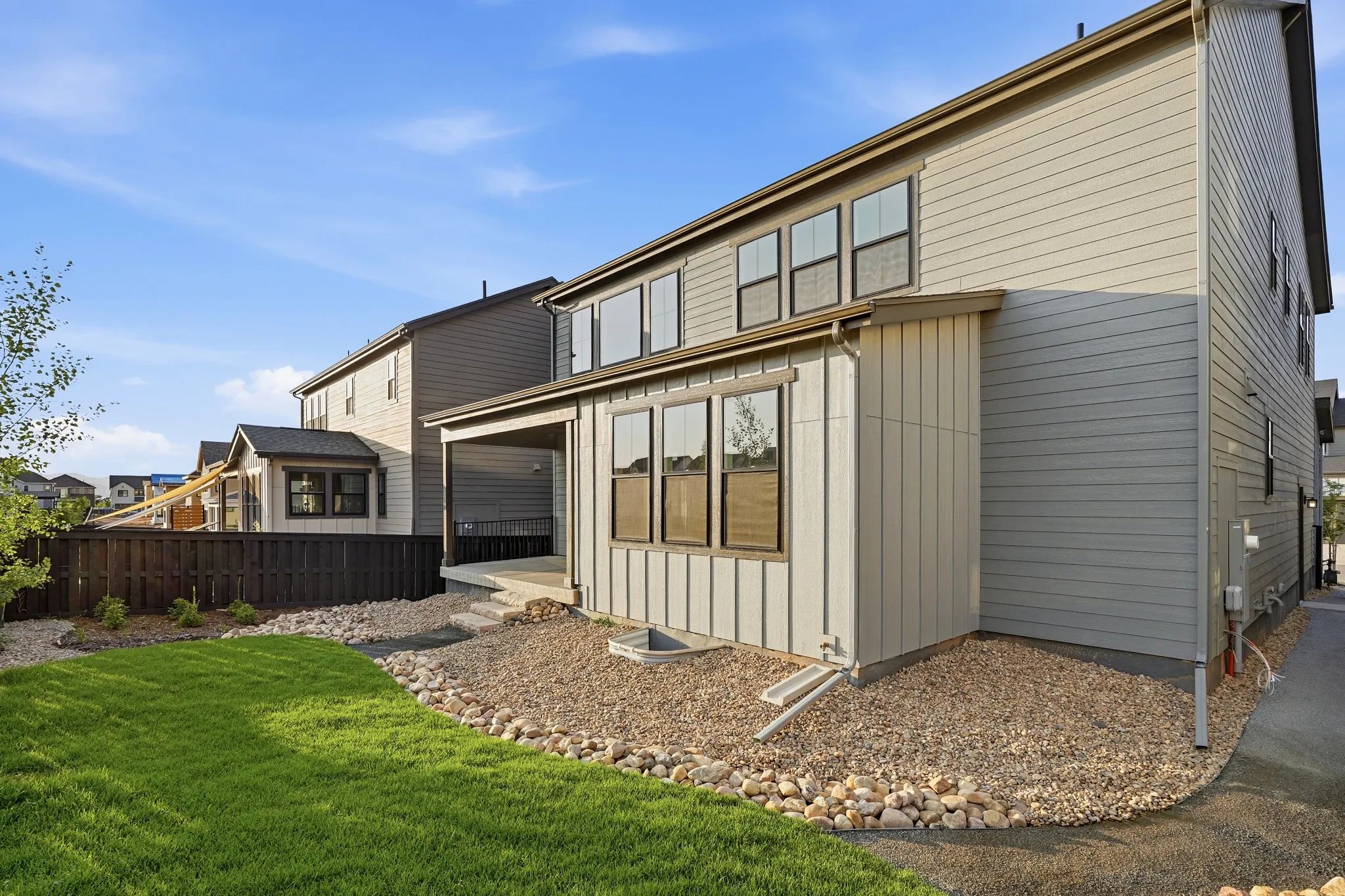 Homesite 263 Backyard