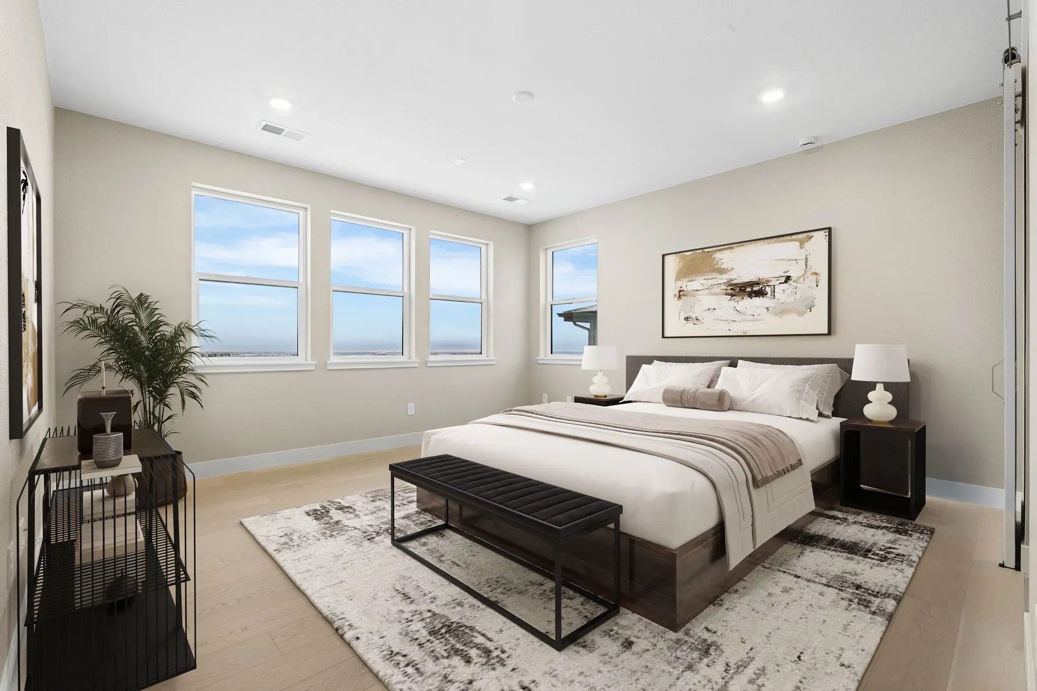 Homesite 314 Primary Bedroom - Virtually Staged