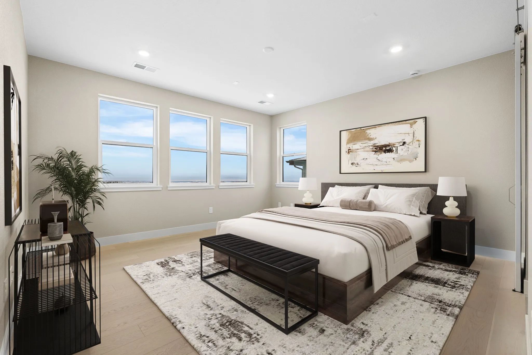 Homesite 314 Primary Bedroom - Virtually Staged