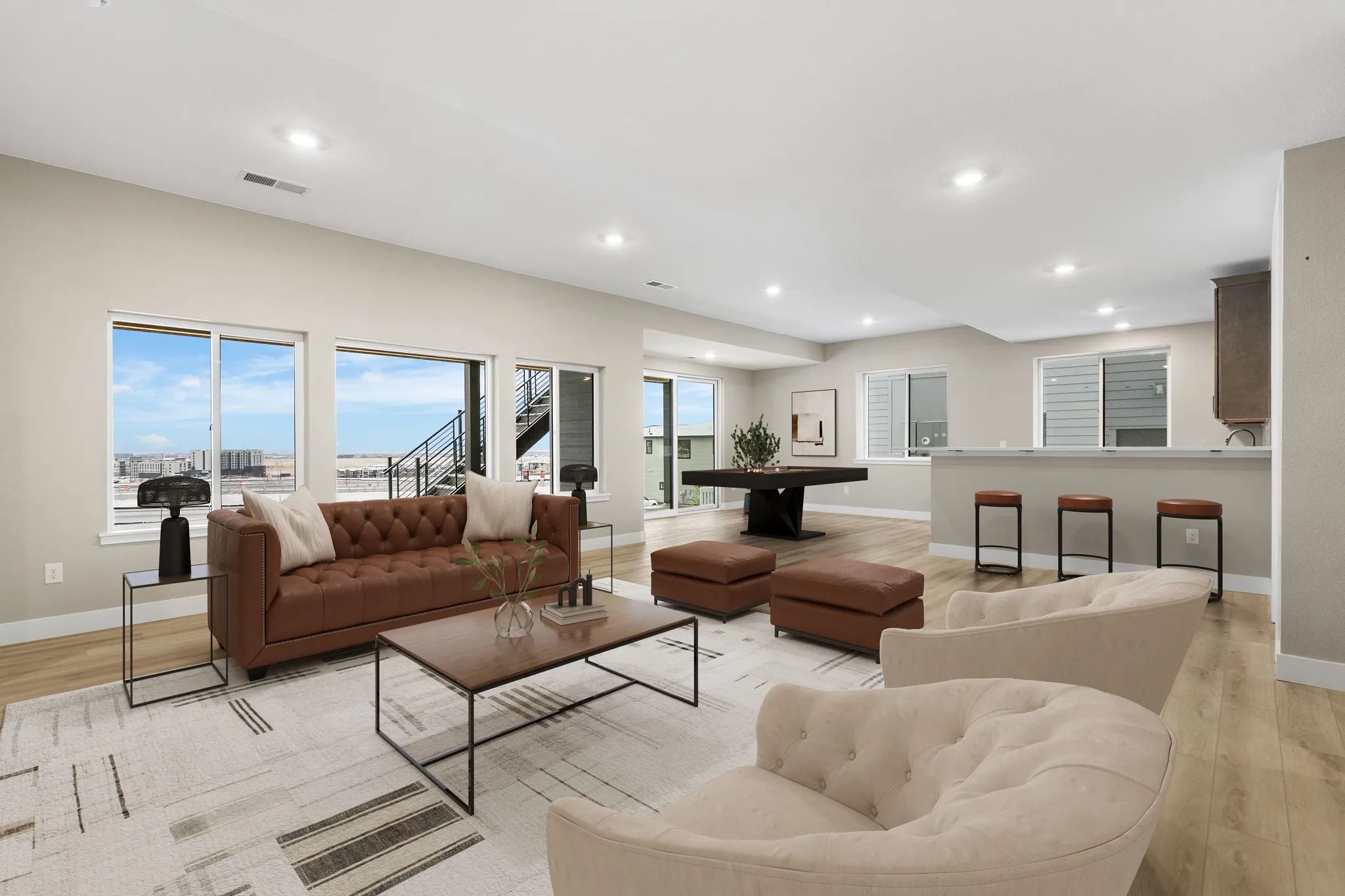 Homesite 314 Finished Basement - Virtually Staged