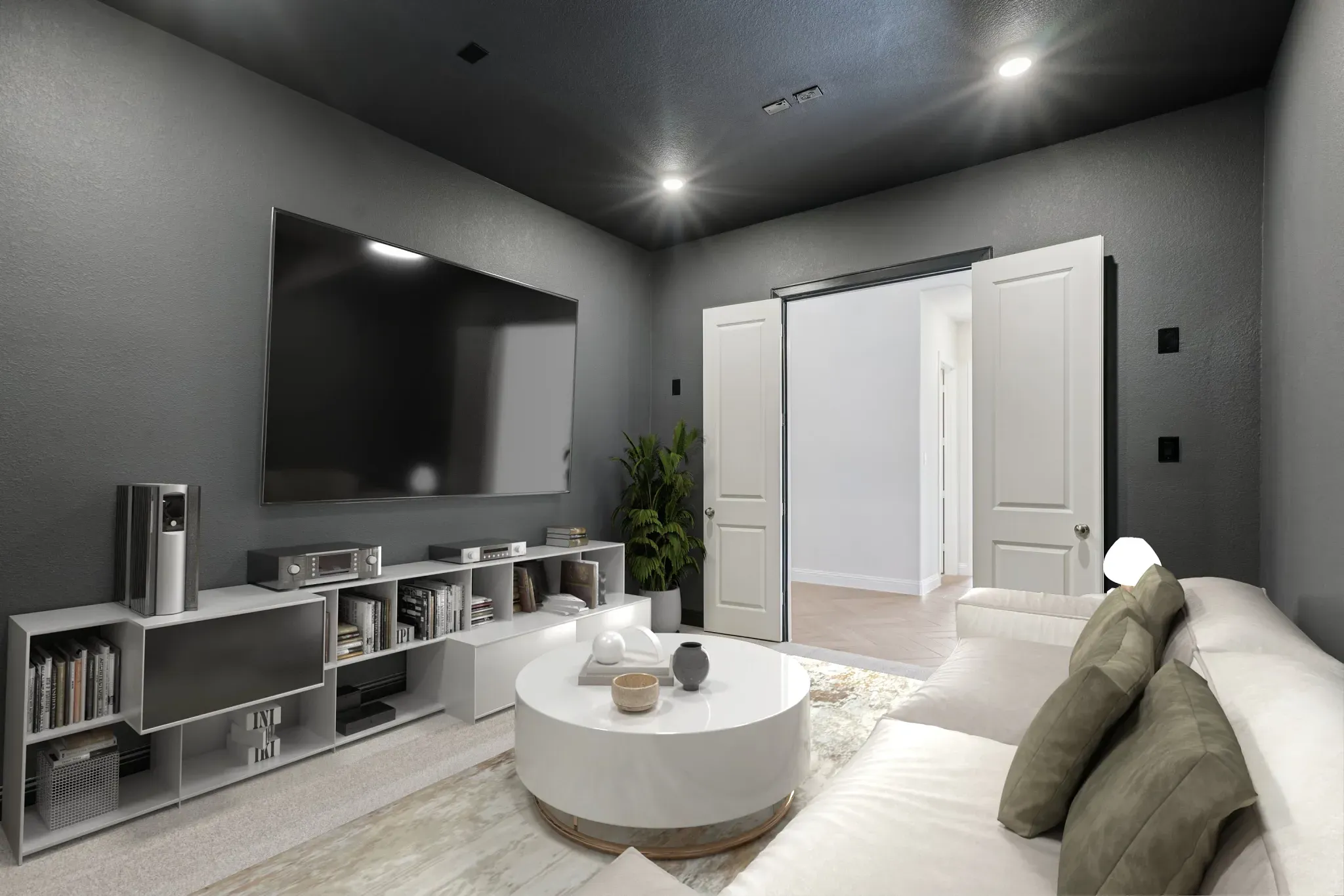 Homesite 6309 Media Room - Staged