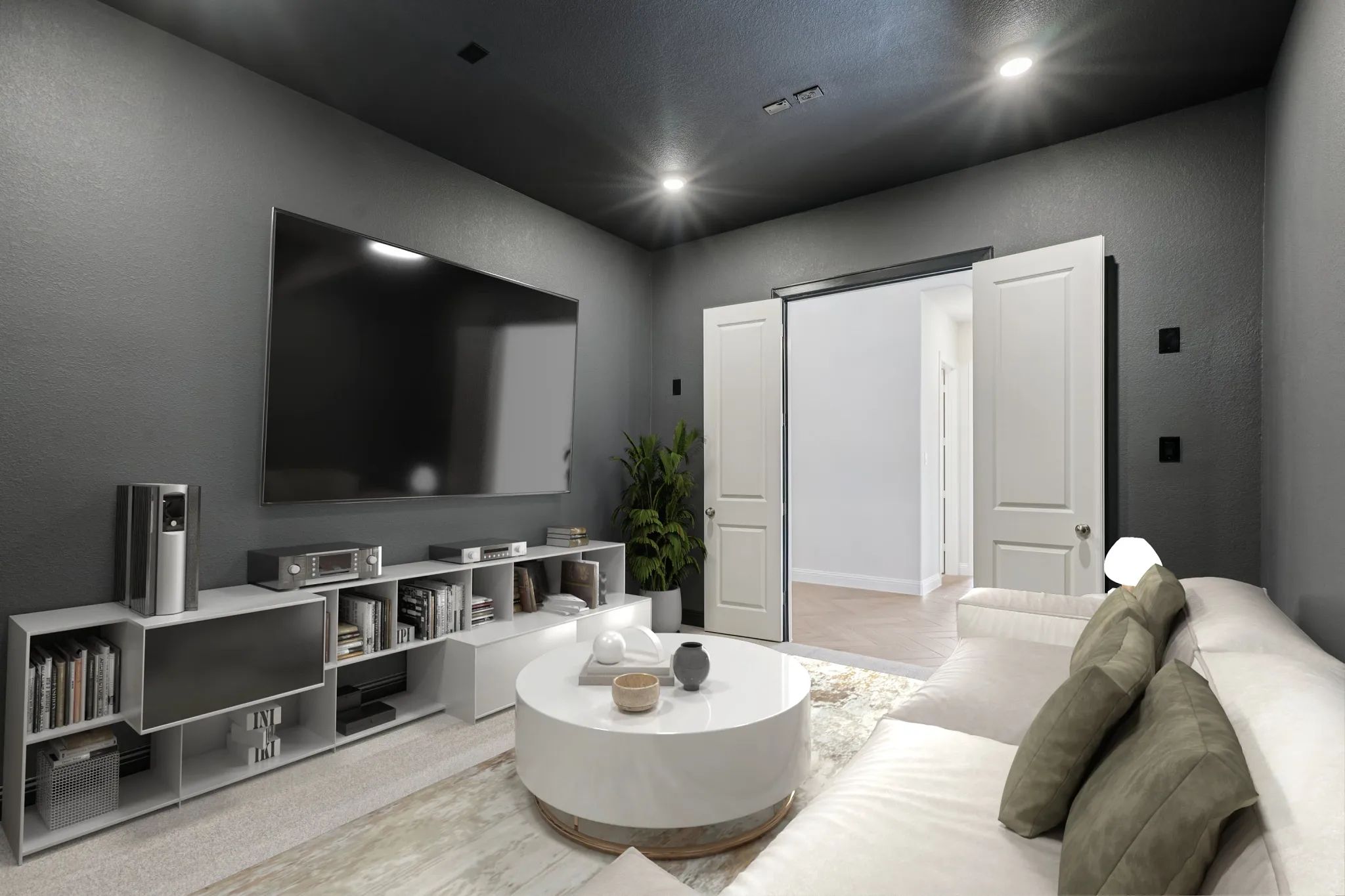 Homesite 6309 Media Room - Staged