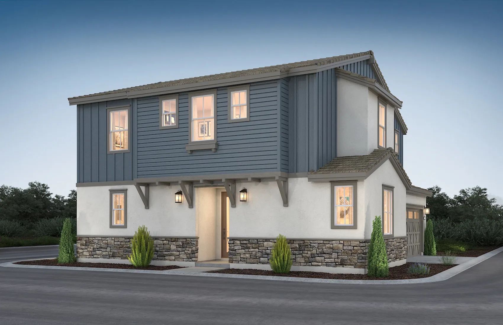 Abigail Place Plan 1A Rendering