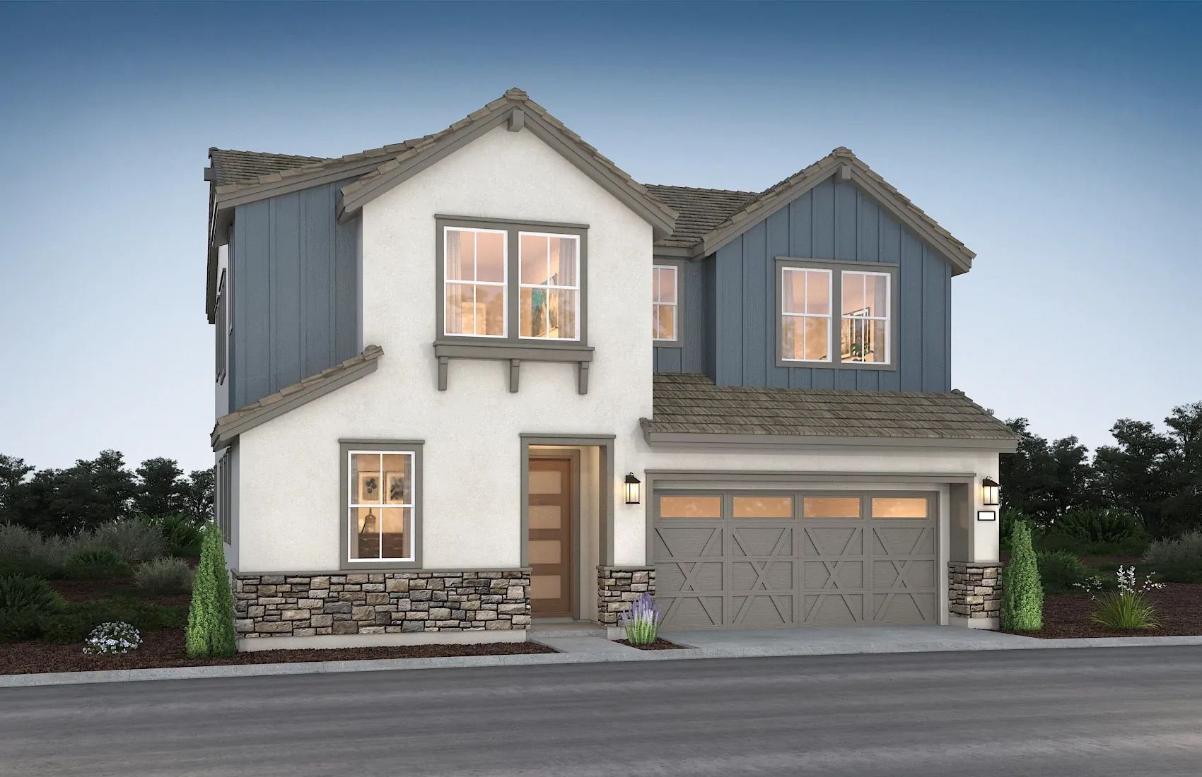 Abigail Place Plan 2A Rendering