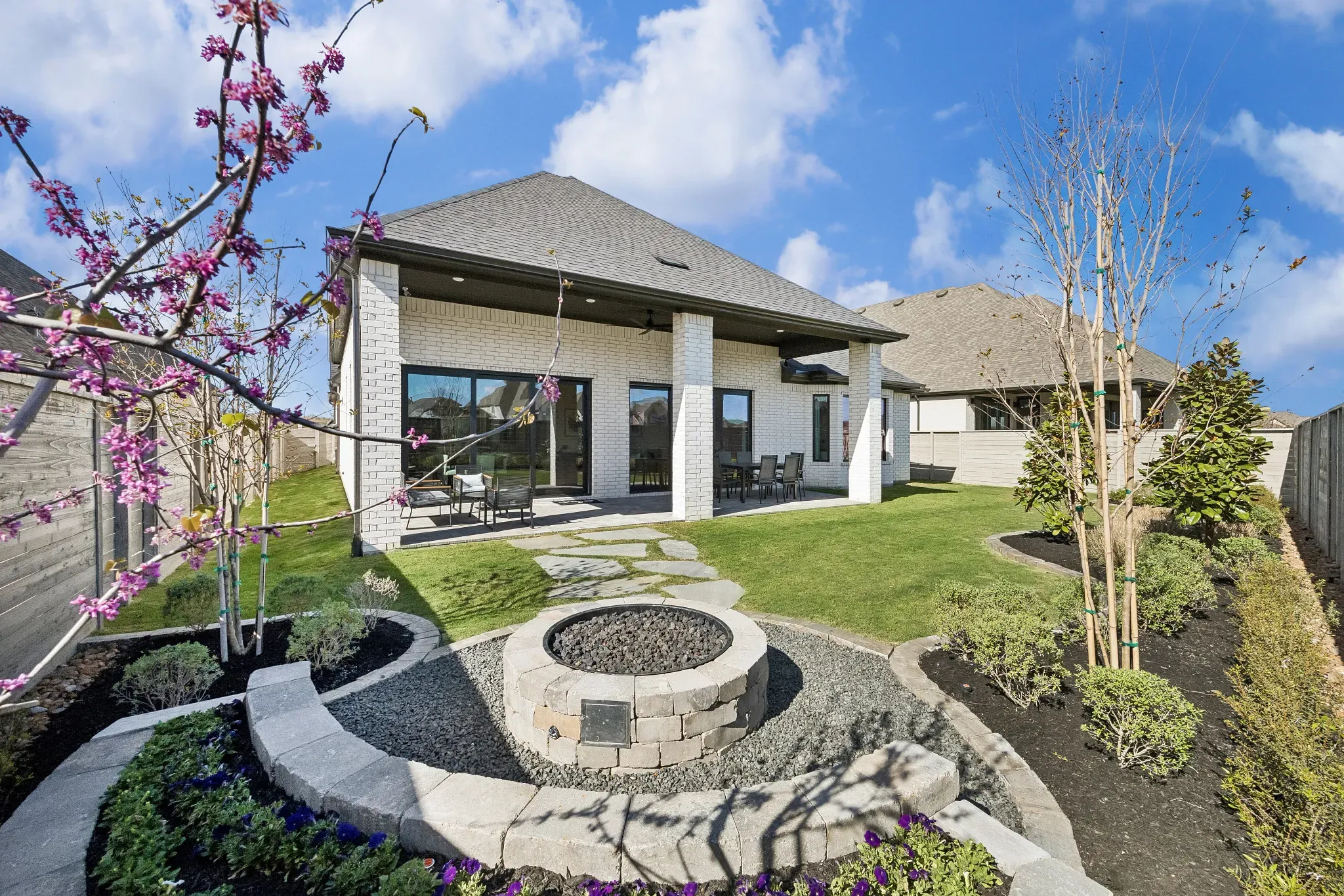 Plan 5029 Backyard - Staged