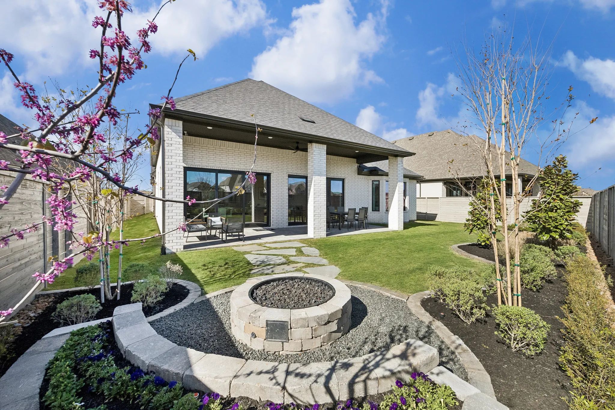 Plan 5029 Backyard - Staged