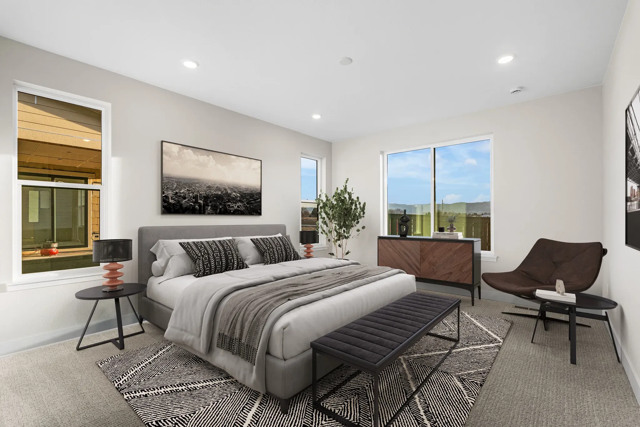 Starfall Plan Primary Bedroom - Virtually Staged