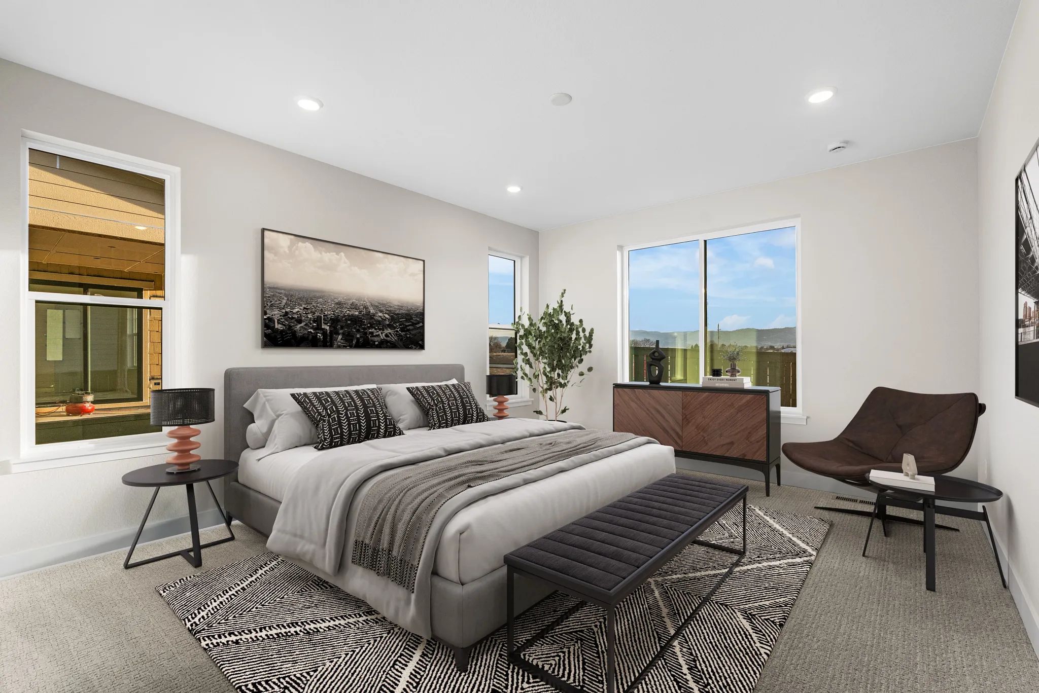 Starfall Plan Primary Bedroom - Virtually Staged