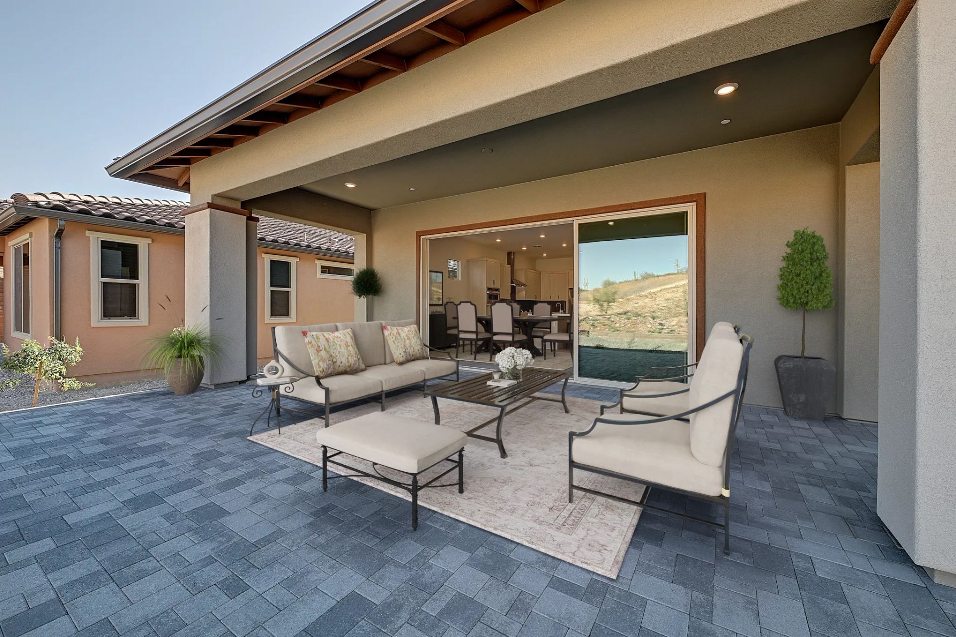 Virtually Staged Vantage Patio