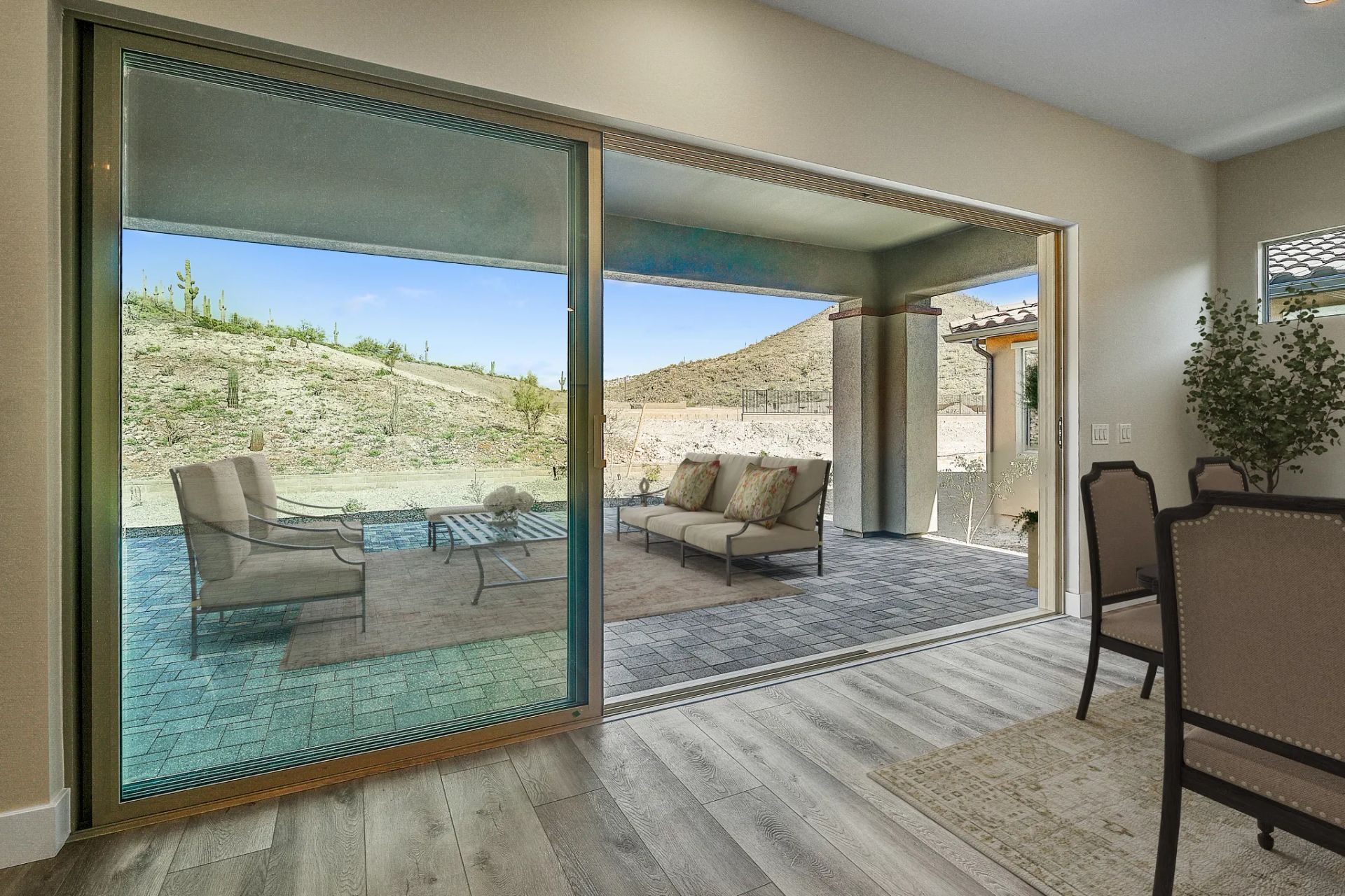 Virtually Staged Vantage Patio