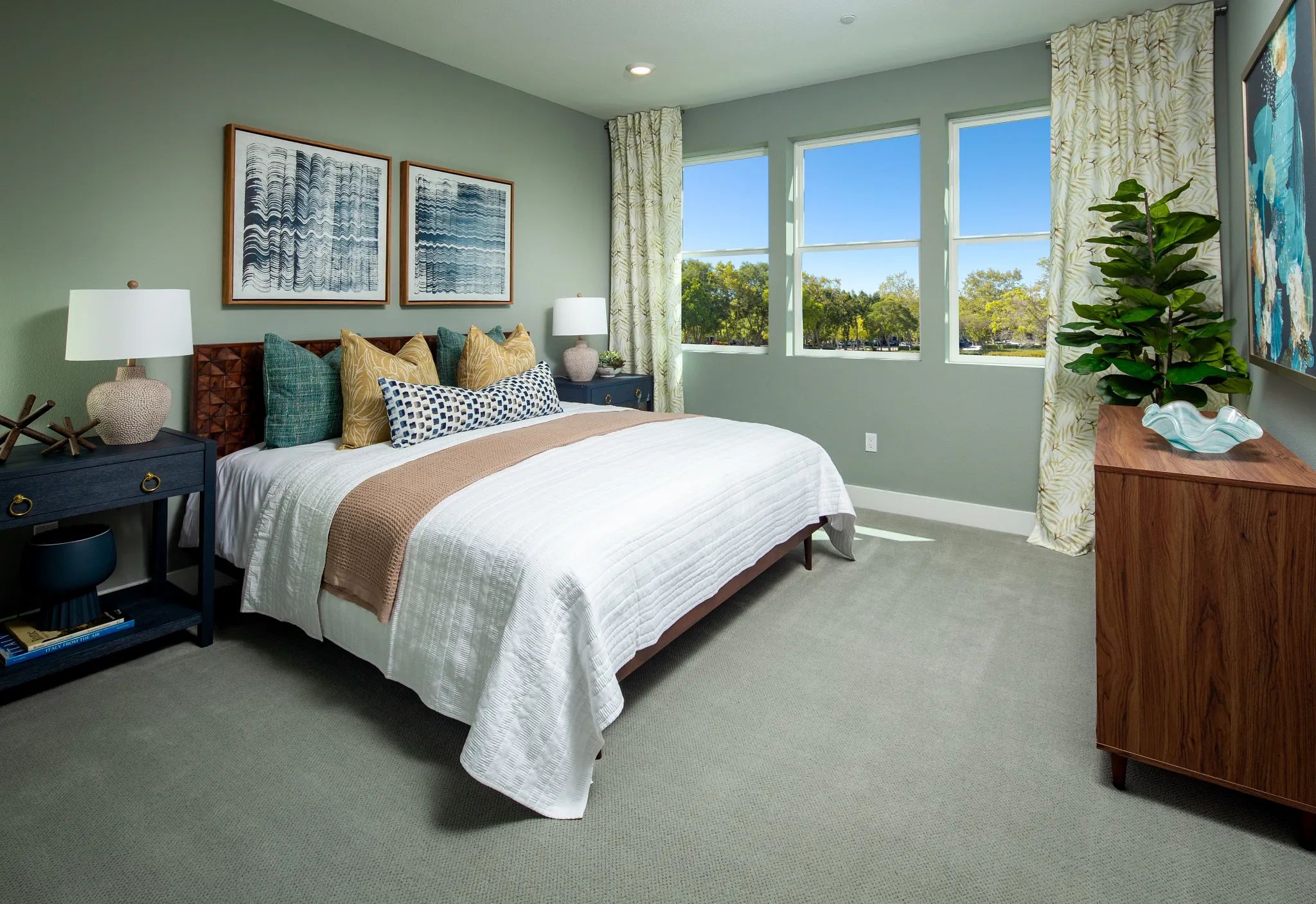 Serenity Plan 5 Model Primary Bedroom