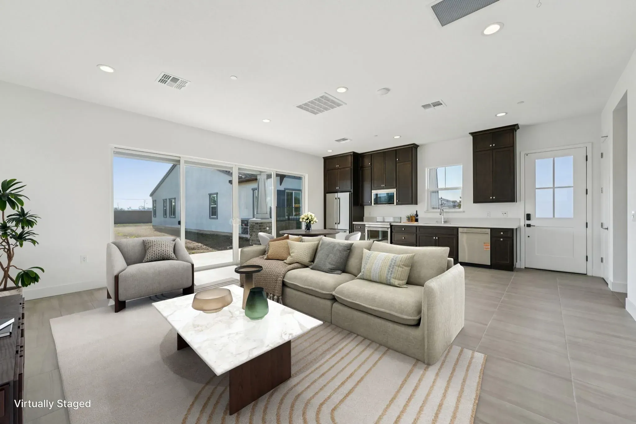 Orchard Grove Lot 50 Great Room Virtually Staged