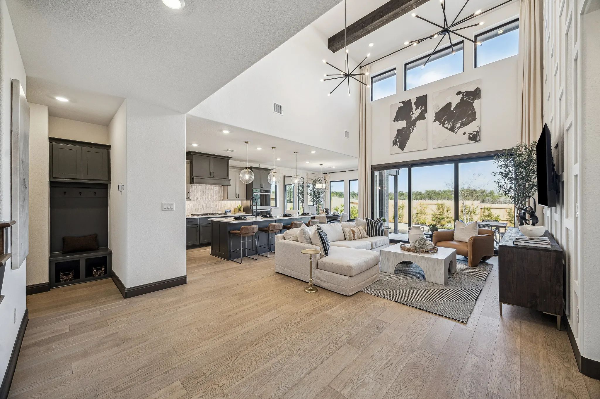 Plan 4069 Model Great Room