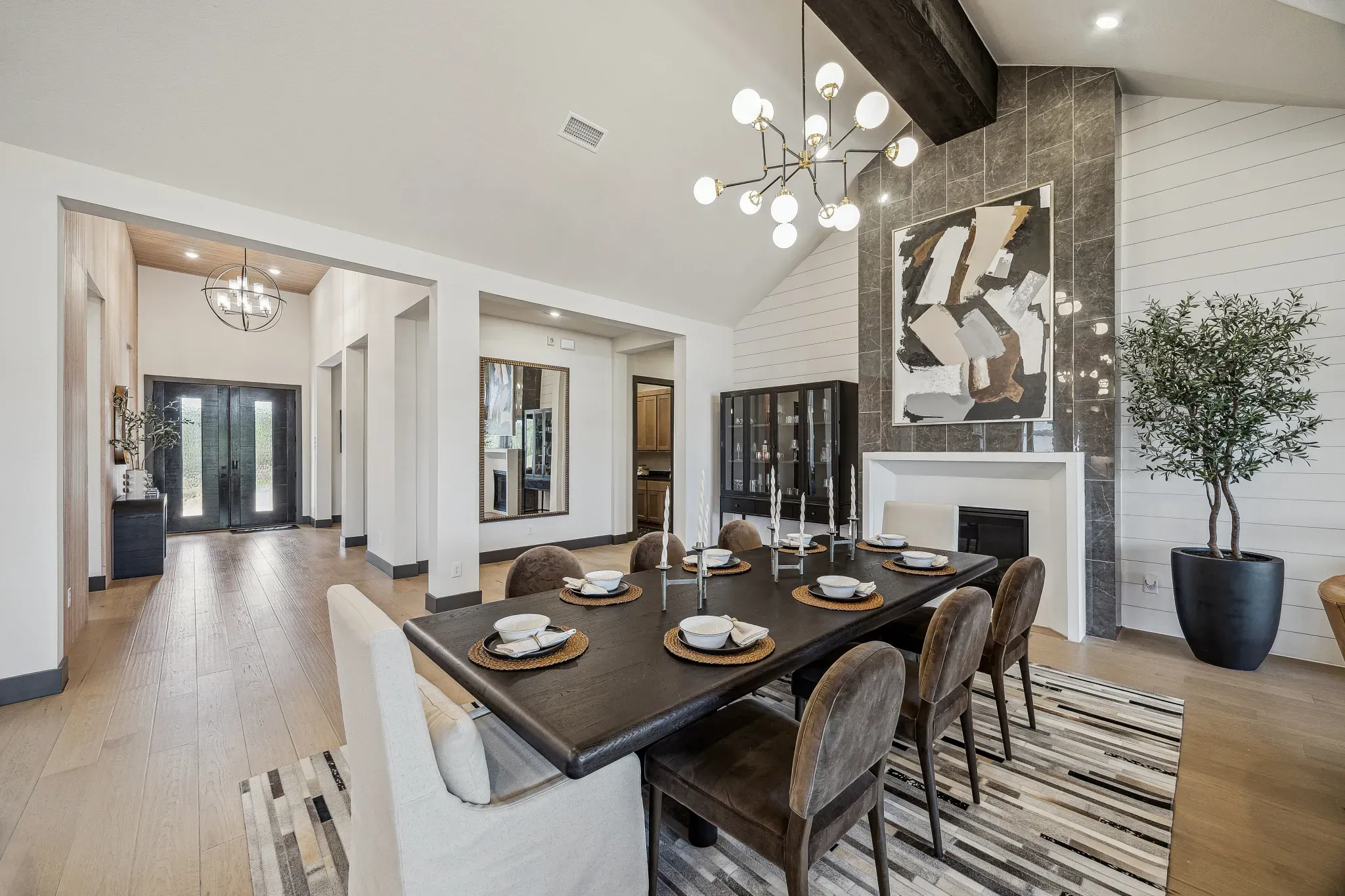 Plan 6029 Dining Room - Staged