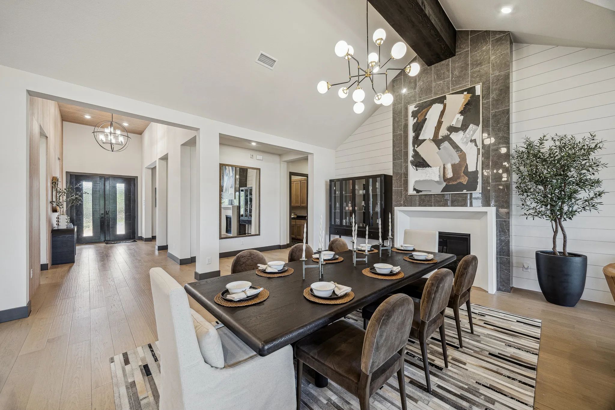Plan 6029 Dining Room - Staged