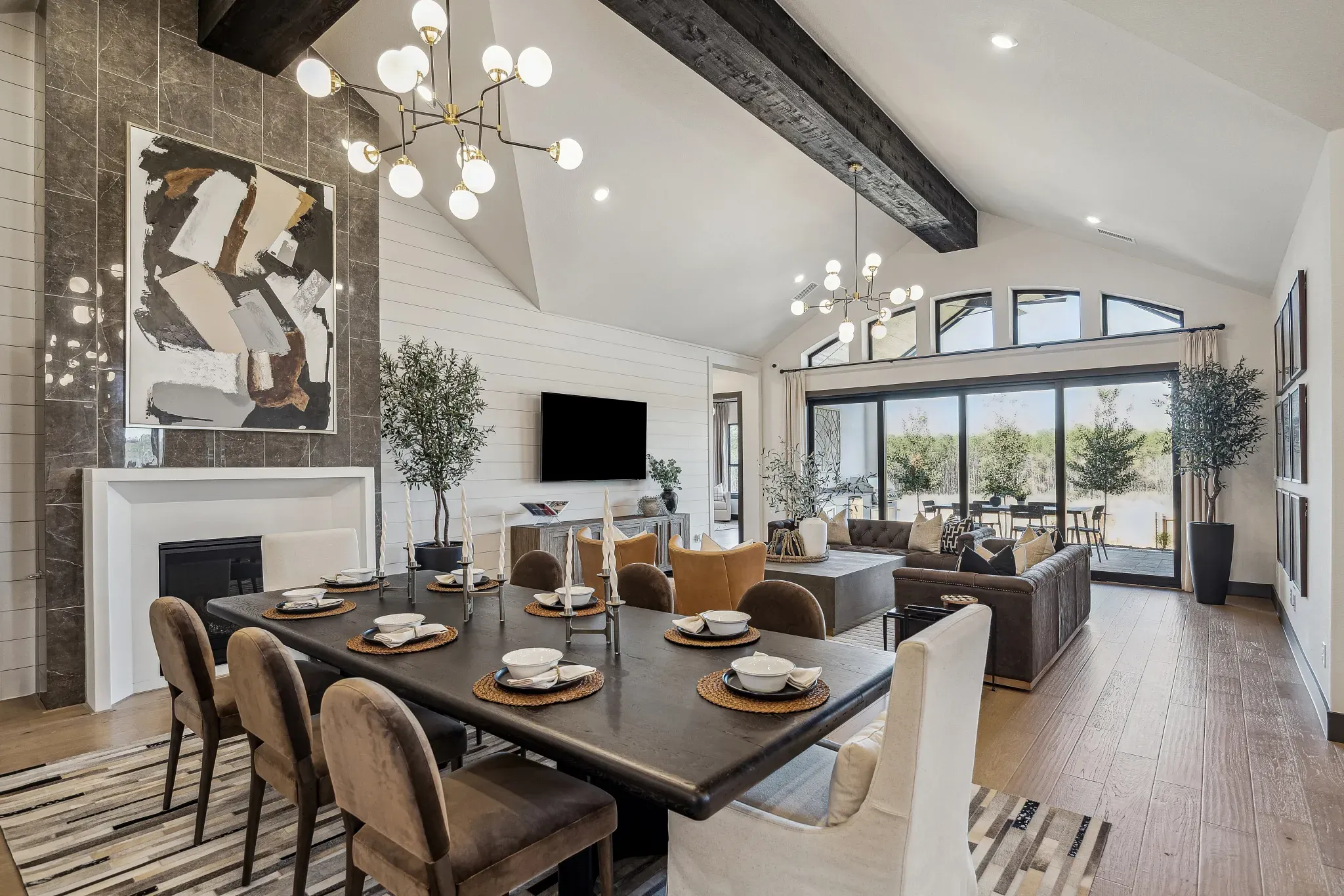 Plan 6029 Dining Room - Staged