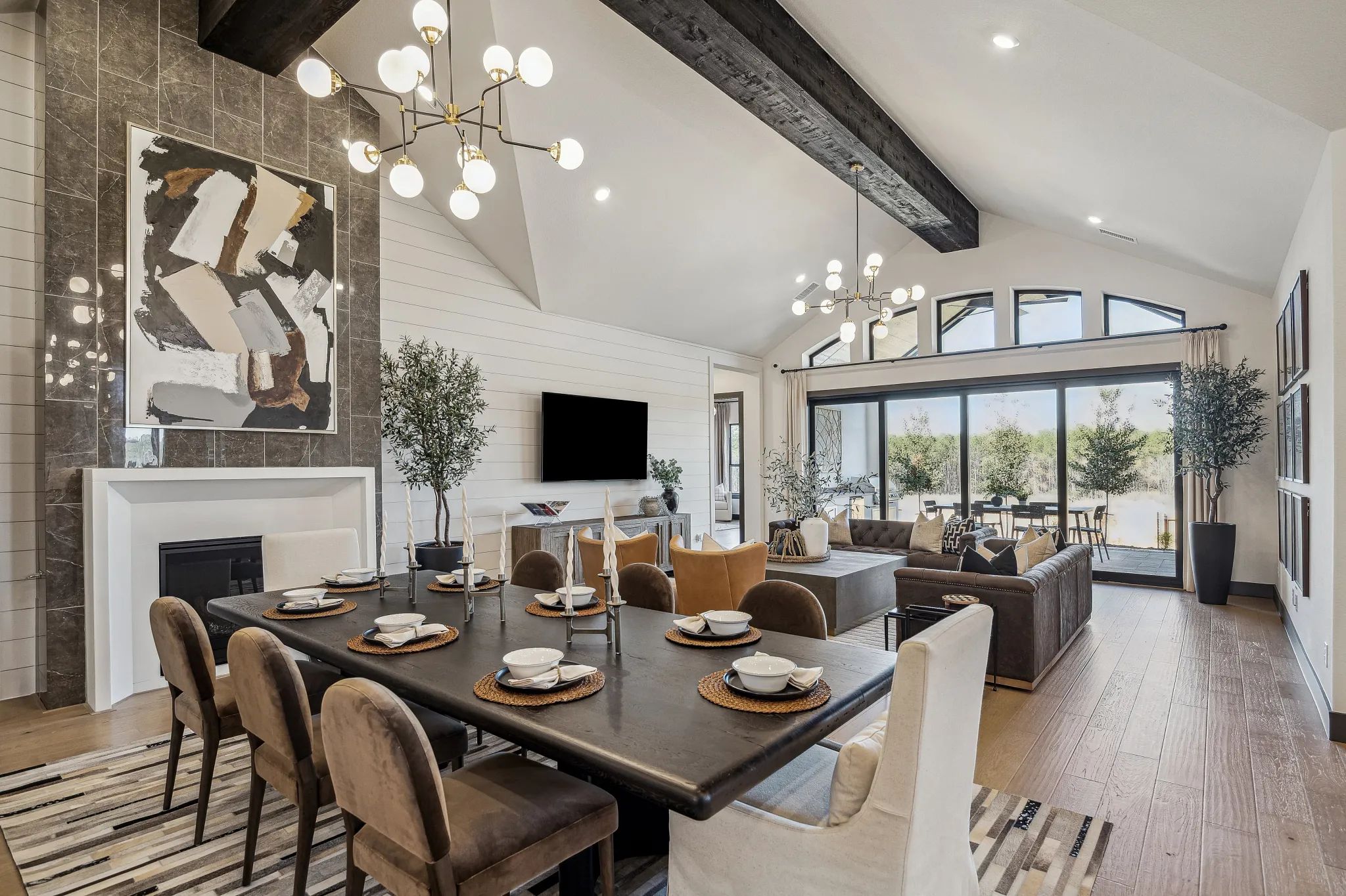 Plan 6029 Dining Room - Staged