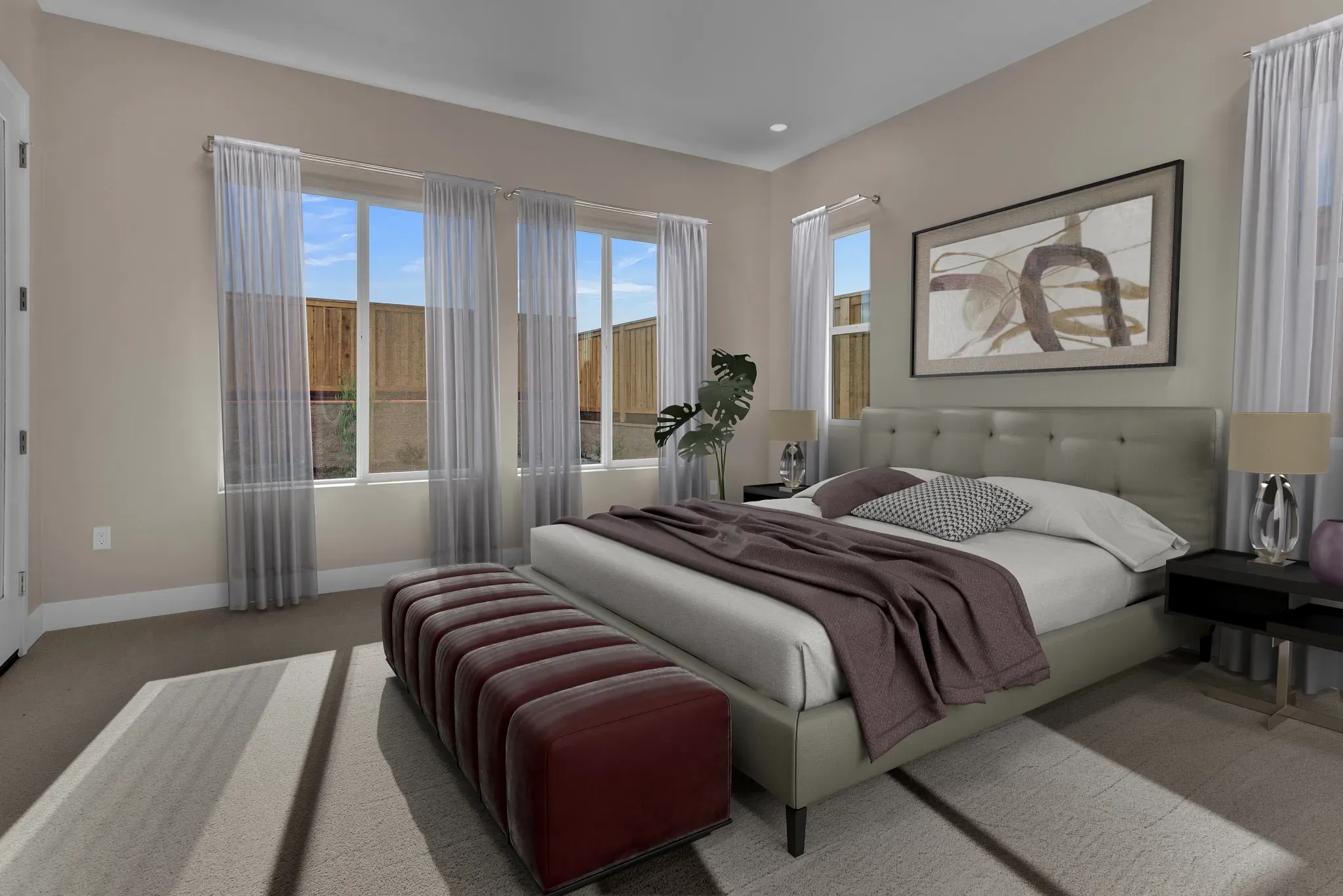 Excite II Virtually Staged Primary Bed