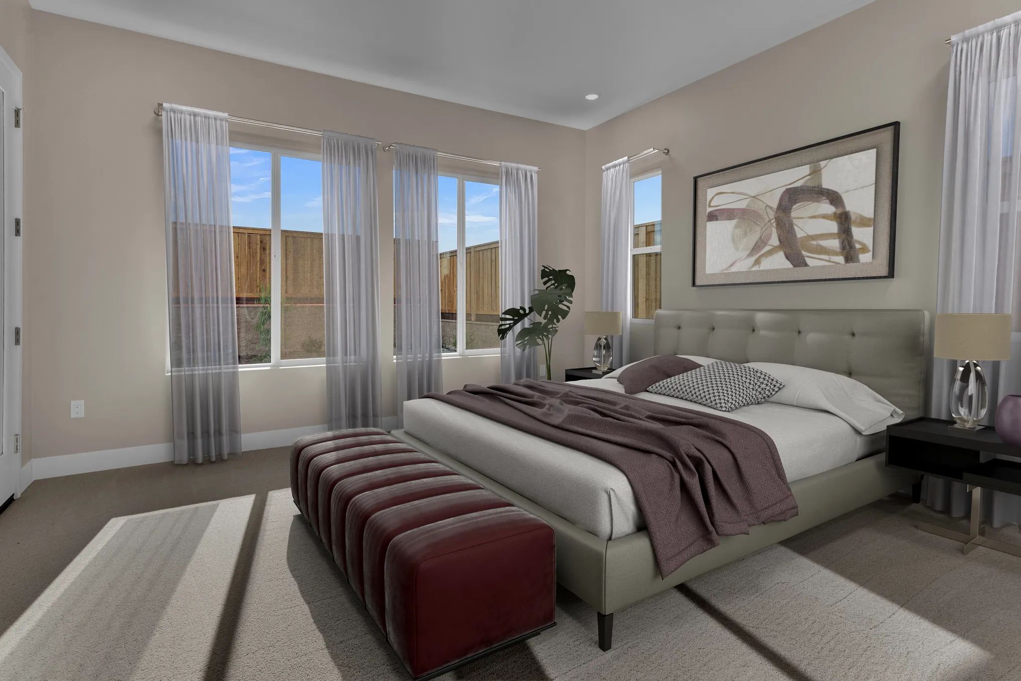 Excite II Virtually Staged Primary Bed