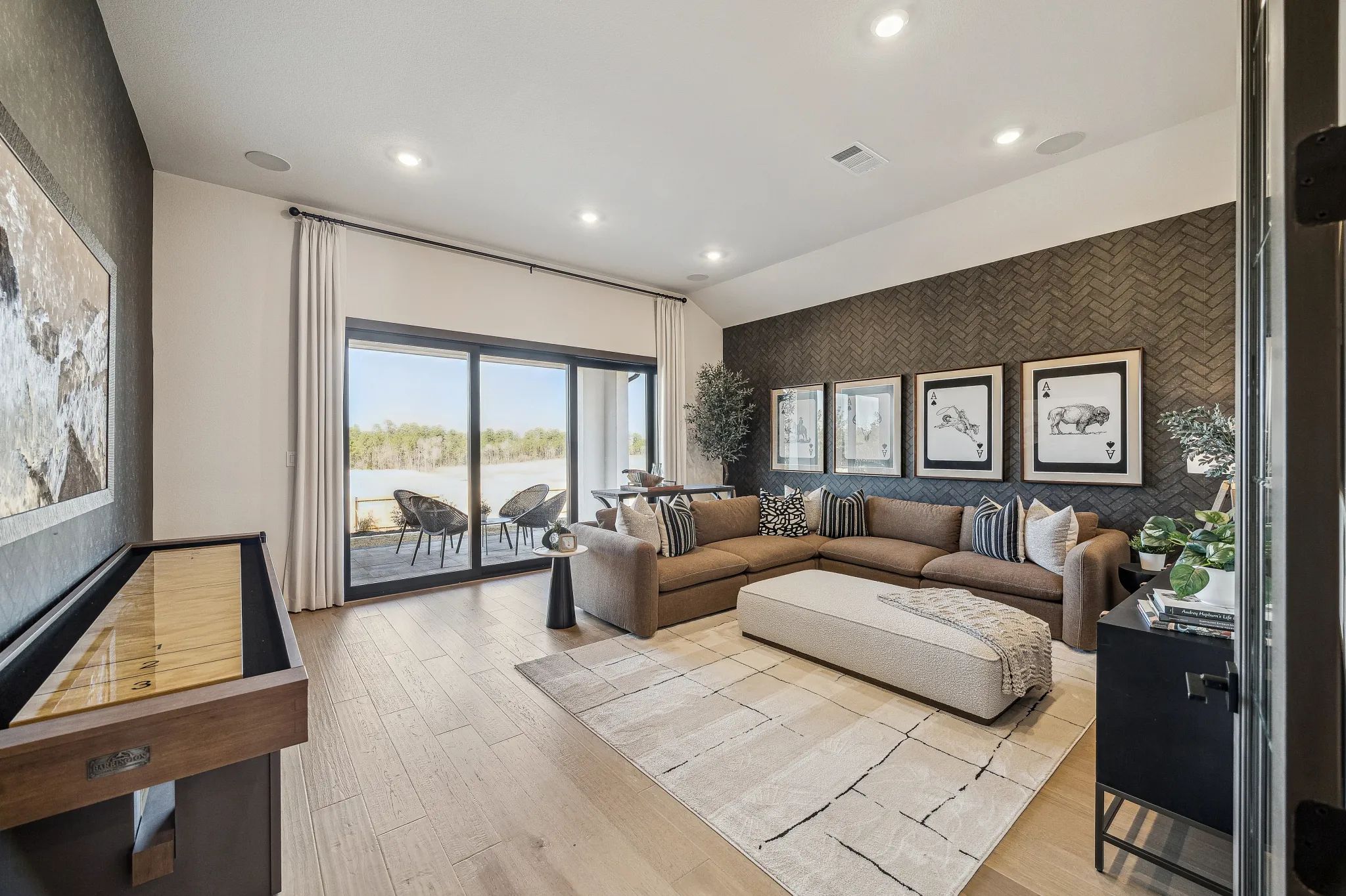 Plan 6029 Game Room - Staged