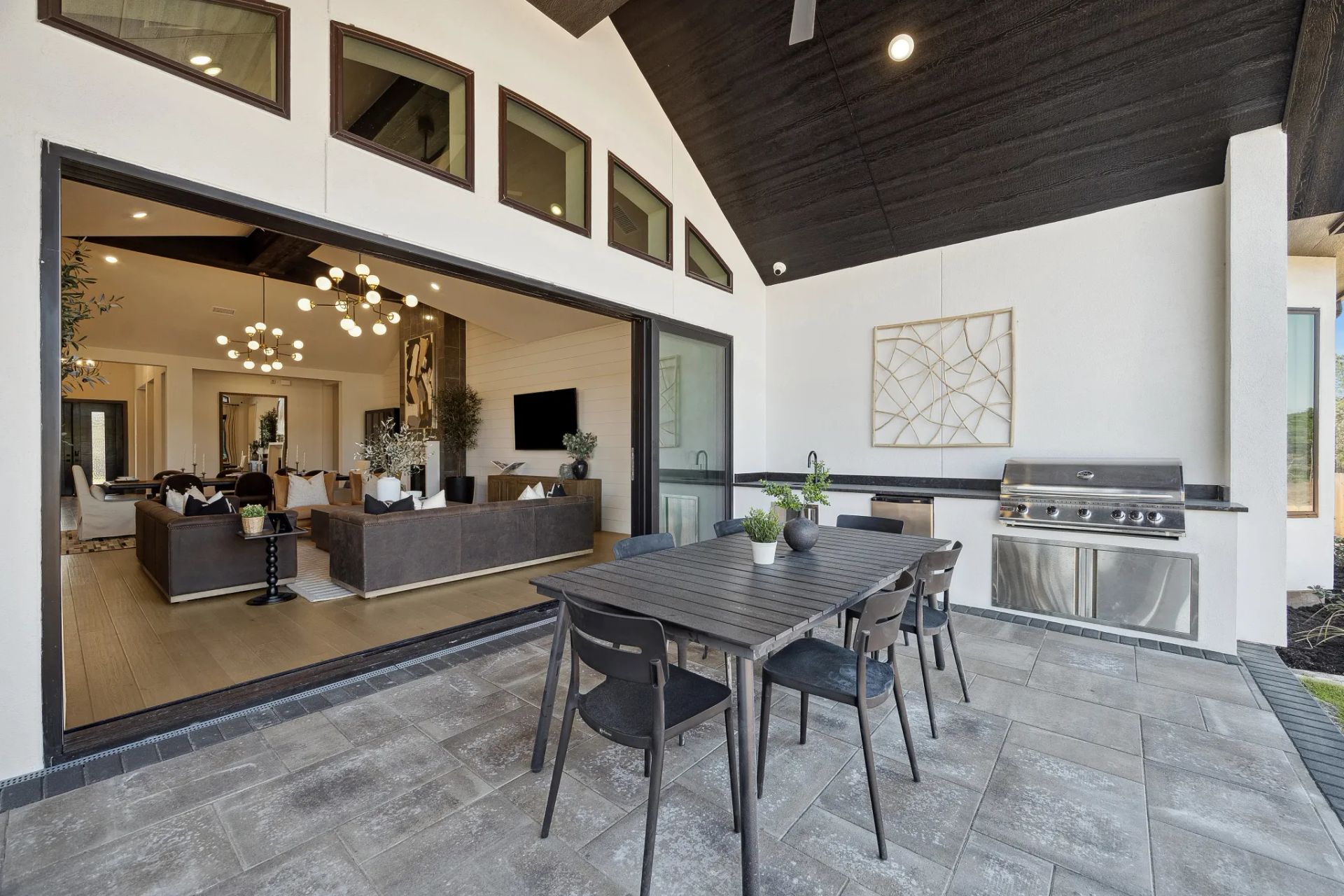 Plan 6029 Outdoor Living - Staged
