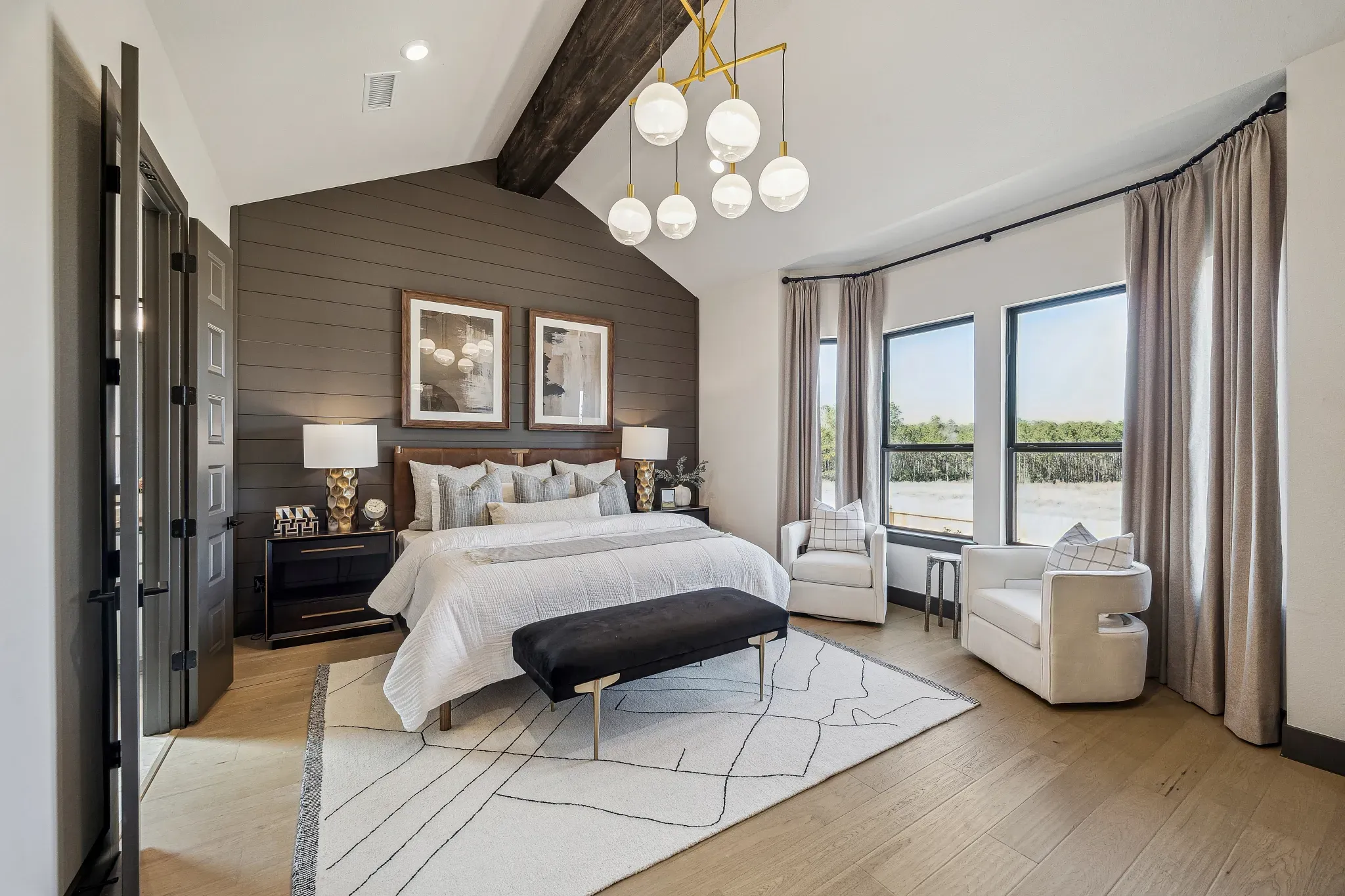 Plan 6029 Primary Bed - Staged