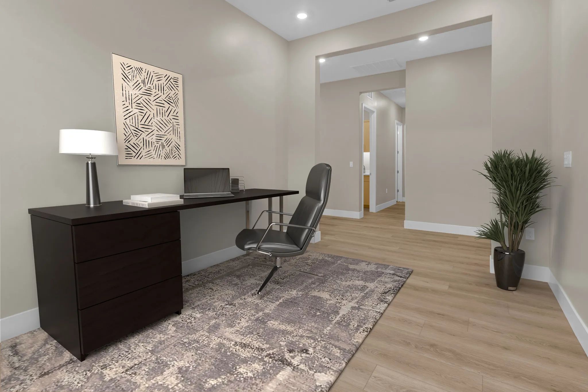 Liberty II Virtually Staged Den