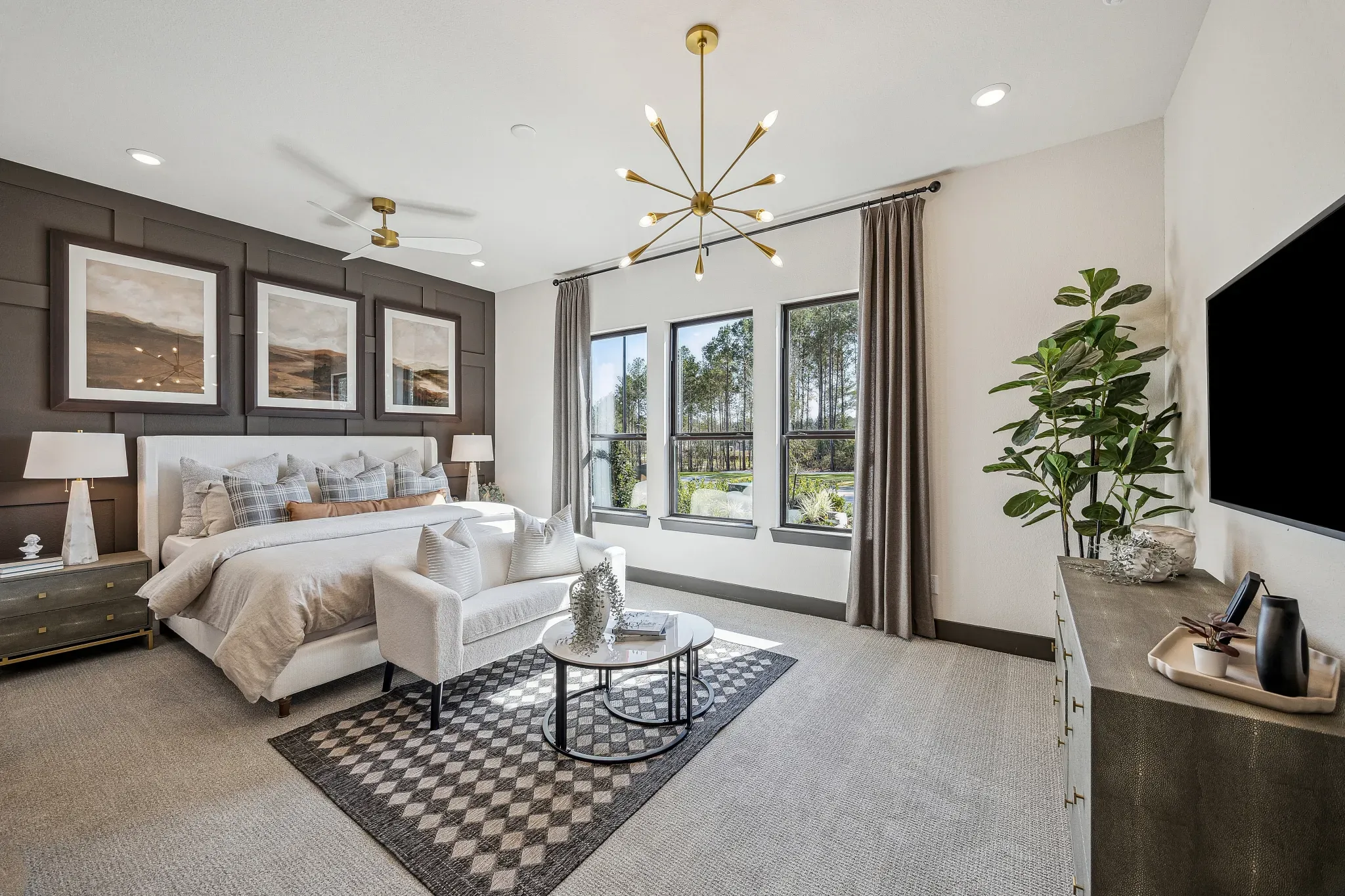 Plan 6029 Bed 2 - Staged