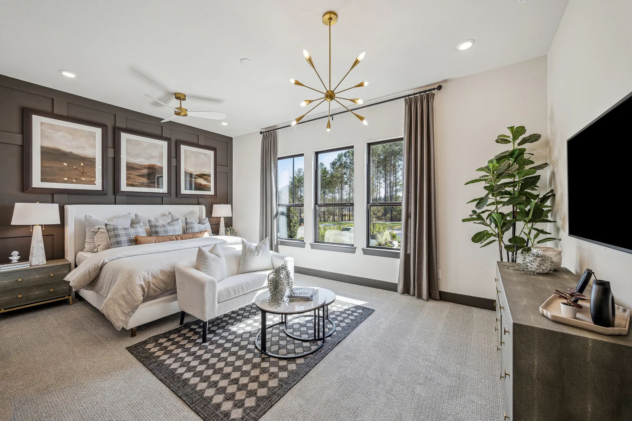 Plan 6029 Bed 2 - Staged