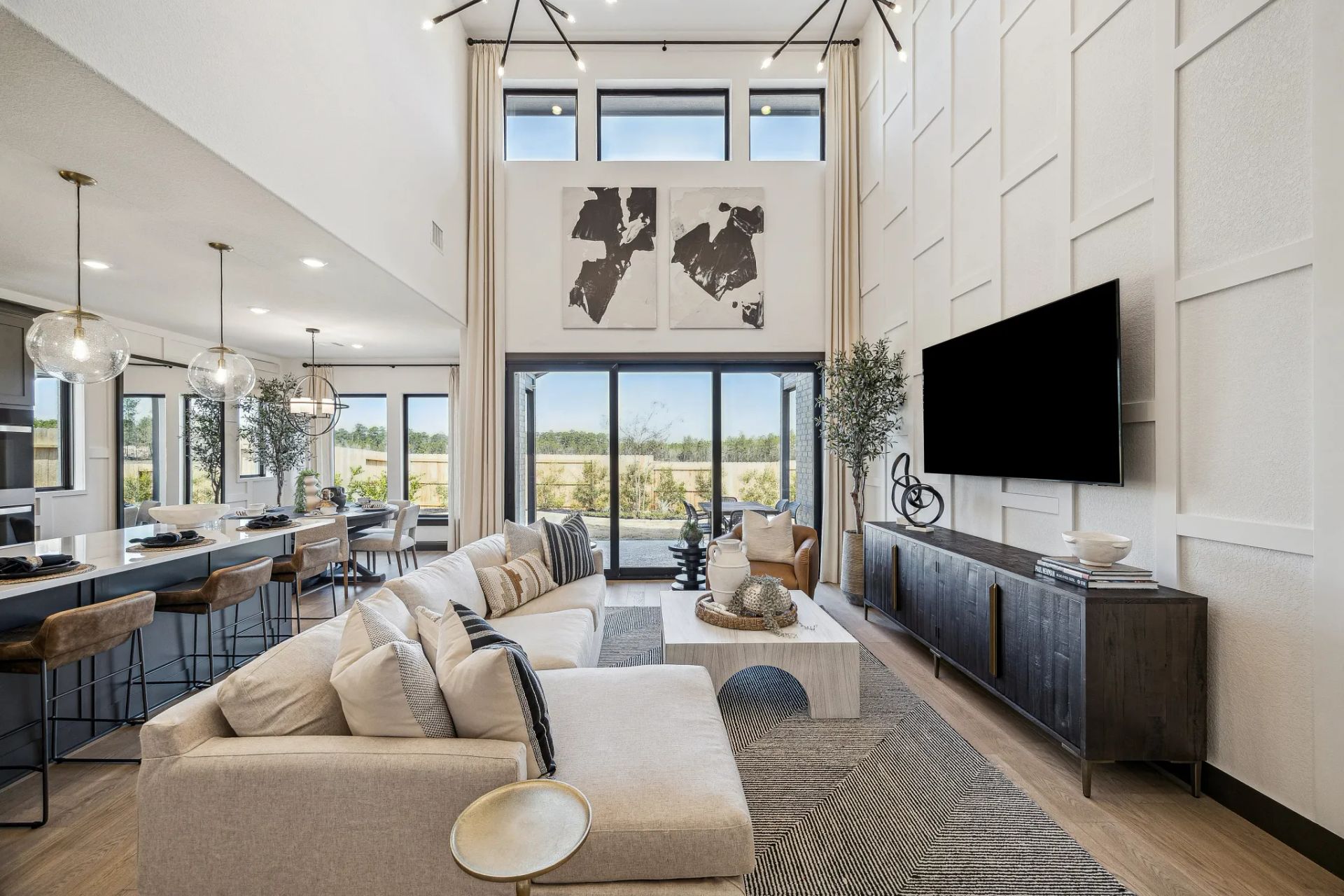 Plan 4069 Great Room - Staged, Look May Vary