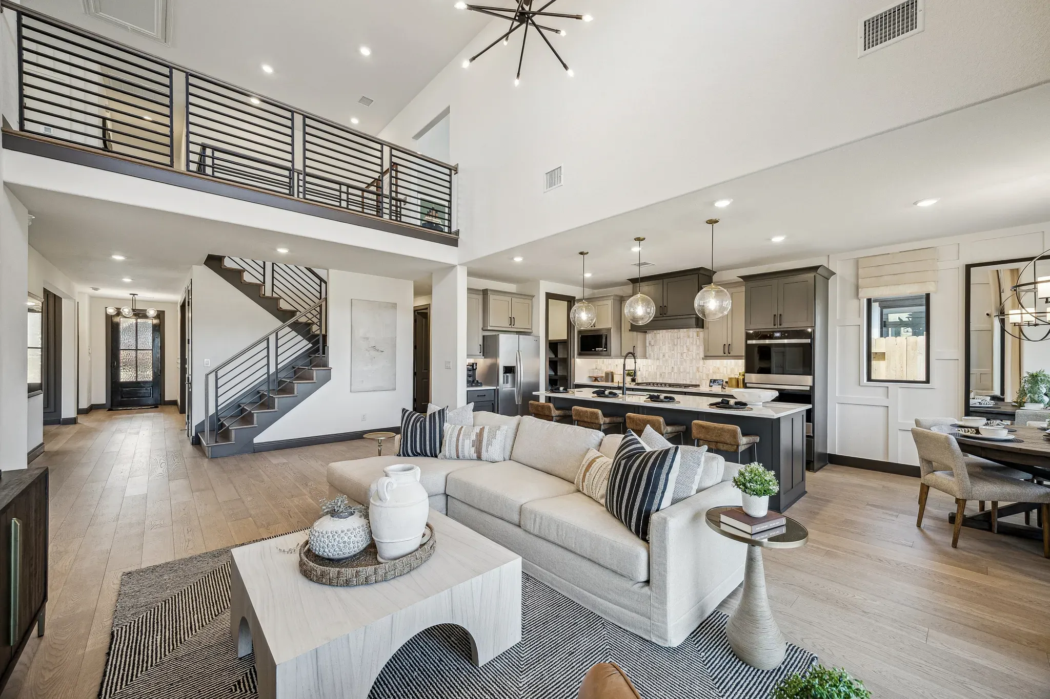 Plan 4069 Great Room - Staged