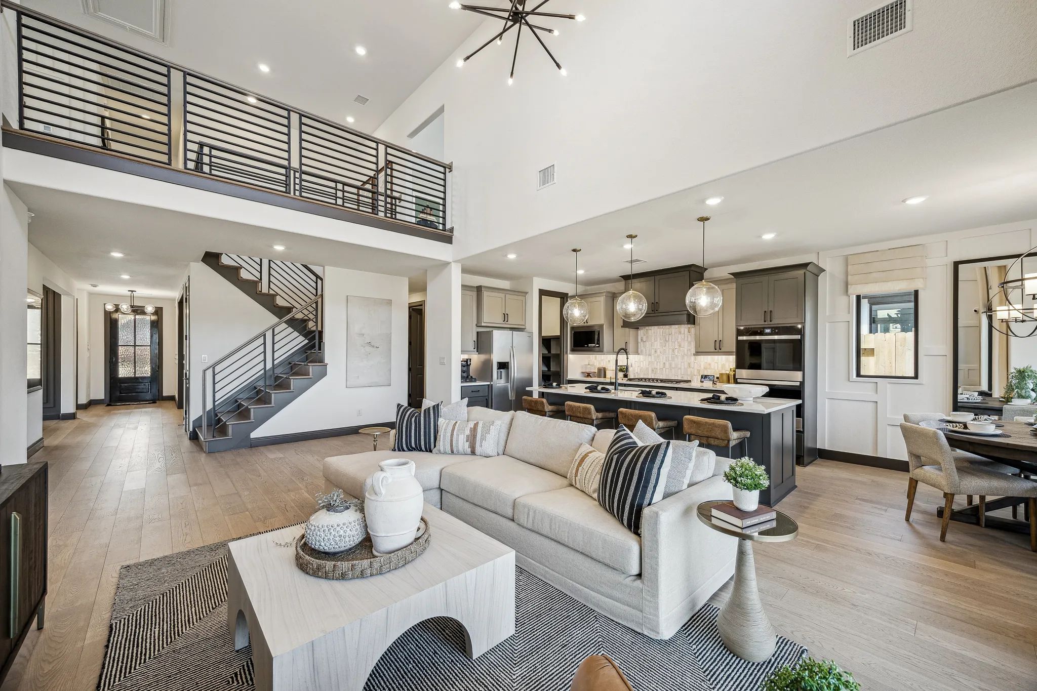 Plan 4069 Great Room - Staged