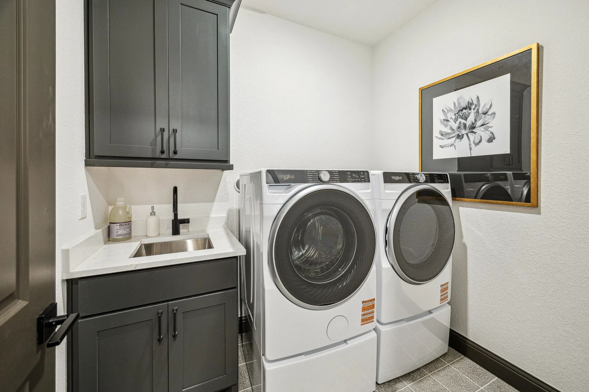 Plan 4069 Laundry Room - Staged, Look May Vary