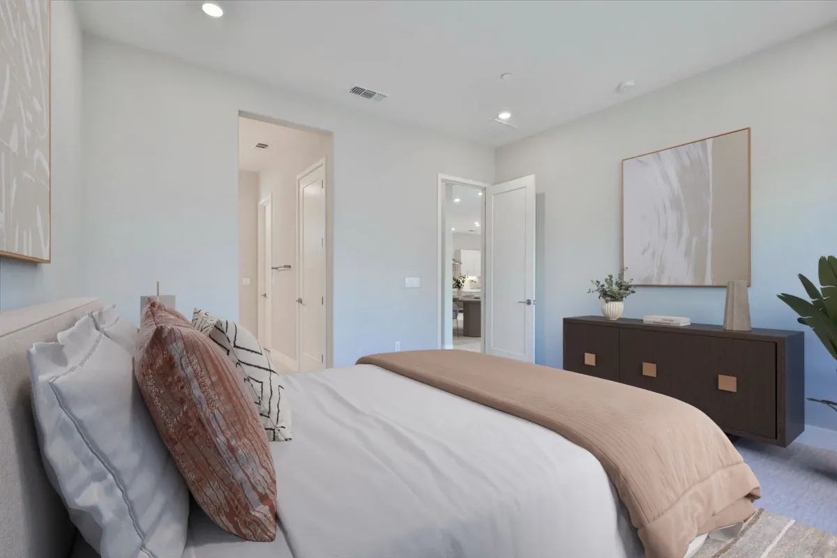 Primary Bedroom Virtually Staged