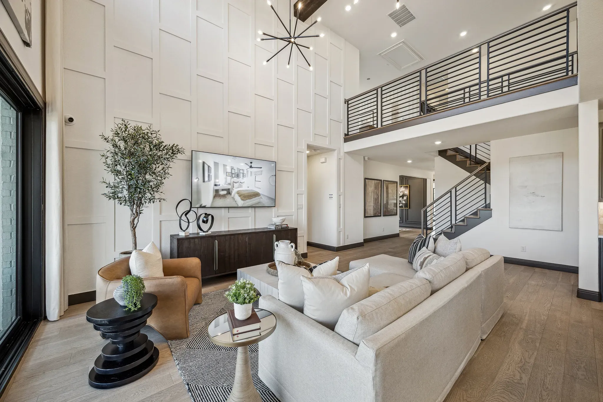 Plan 4069 Great Room - Staged