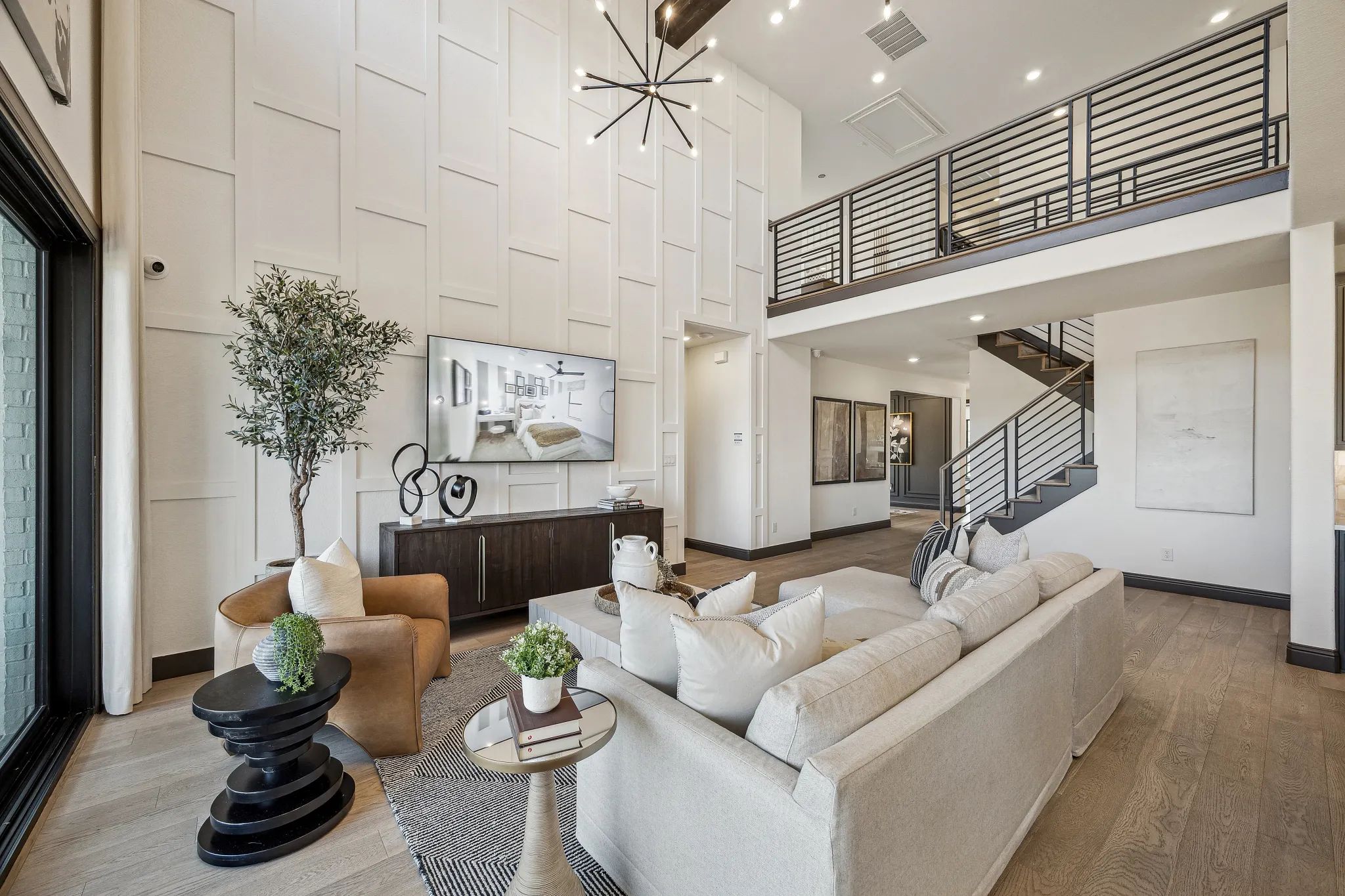 Plan 4069 Great Room - Staged