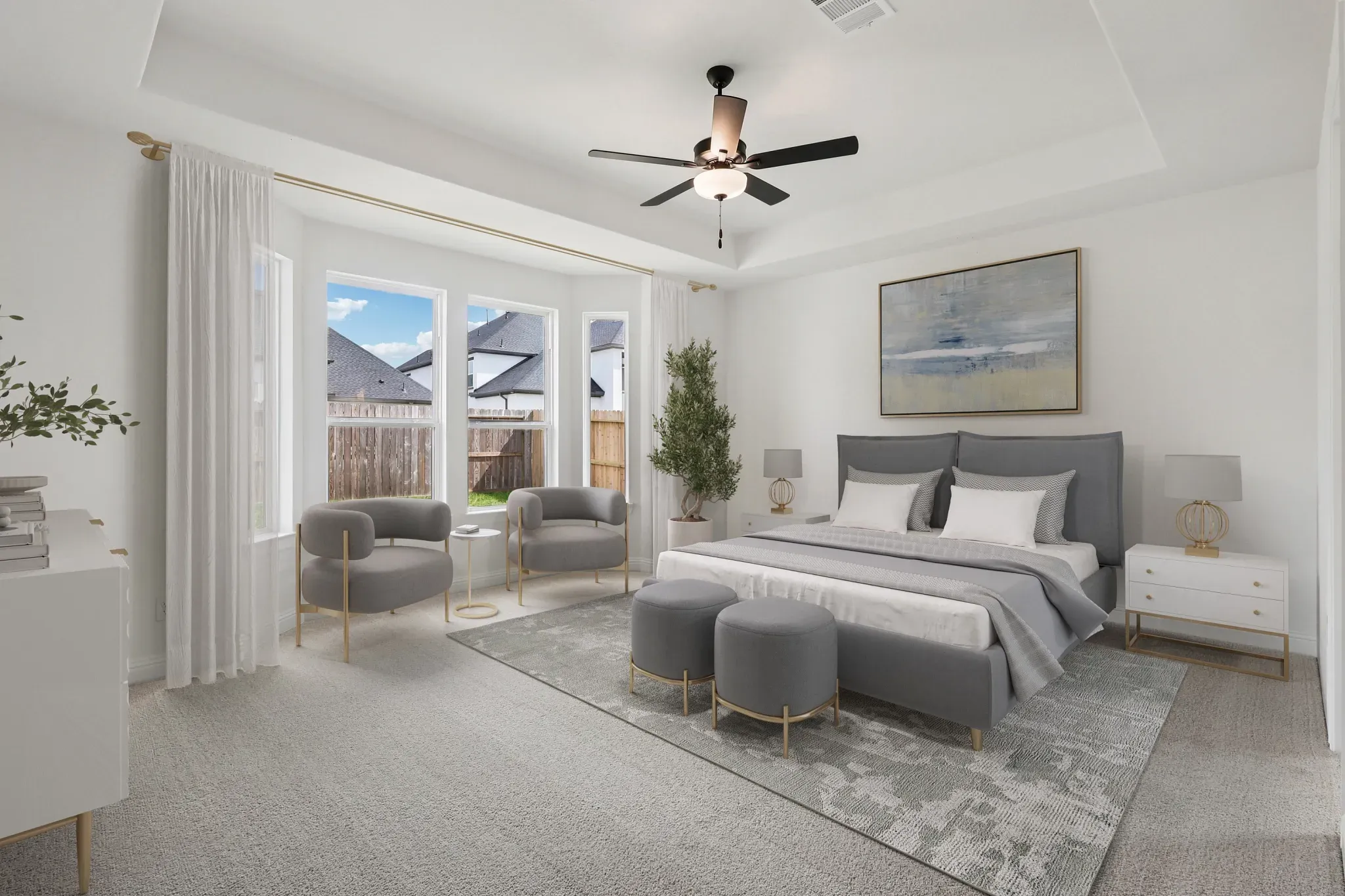 Homesite 6202 Primary Bed - Staged
