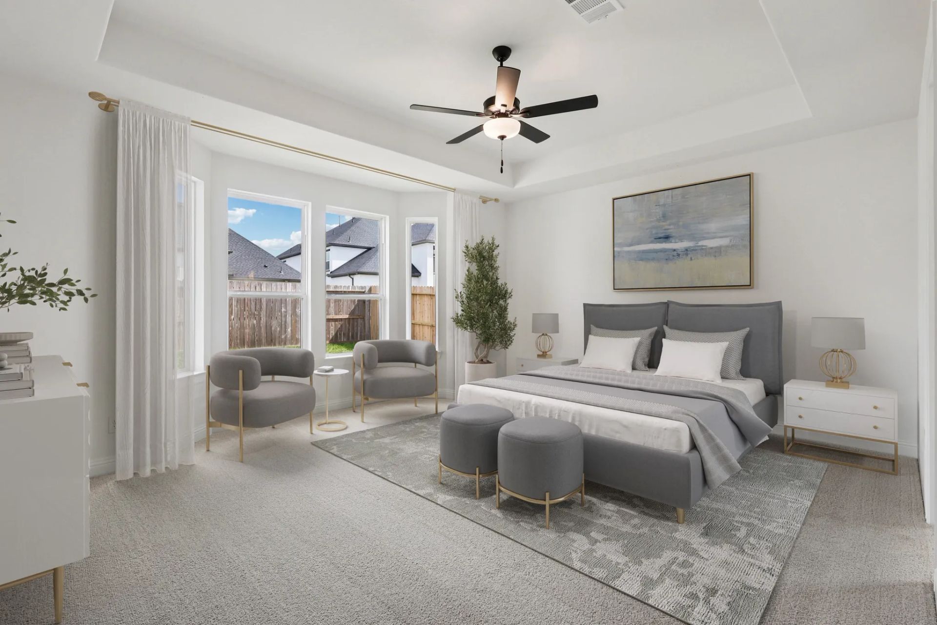Homesite 6202 Primary Bed - Staged