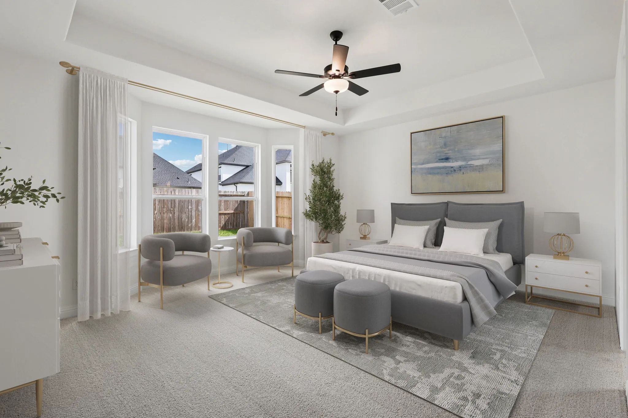 Homesite 6202 Primary Bed - Staged
