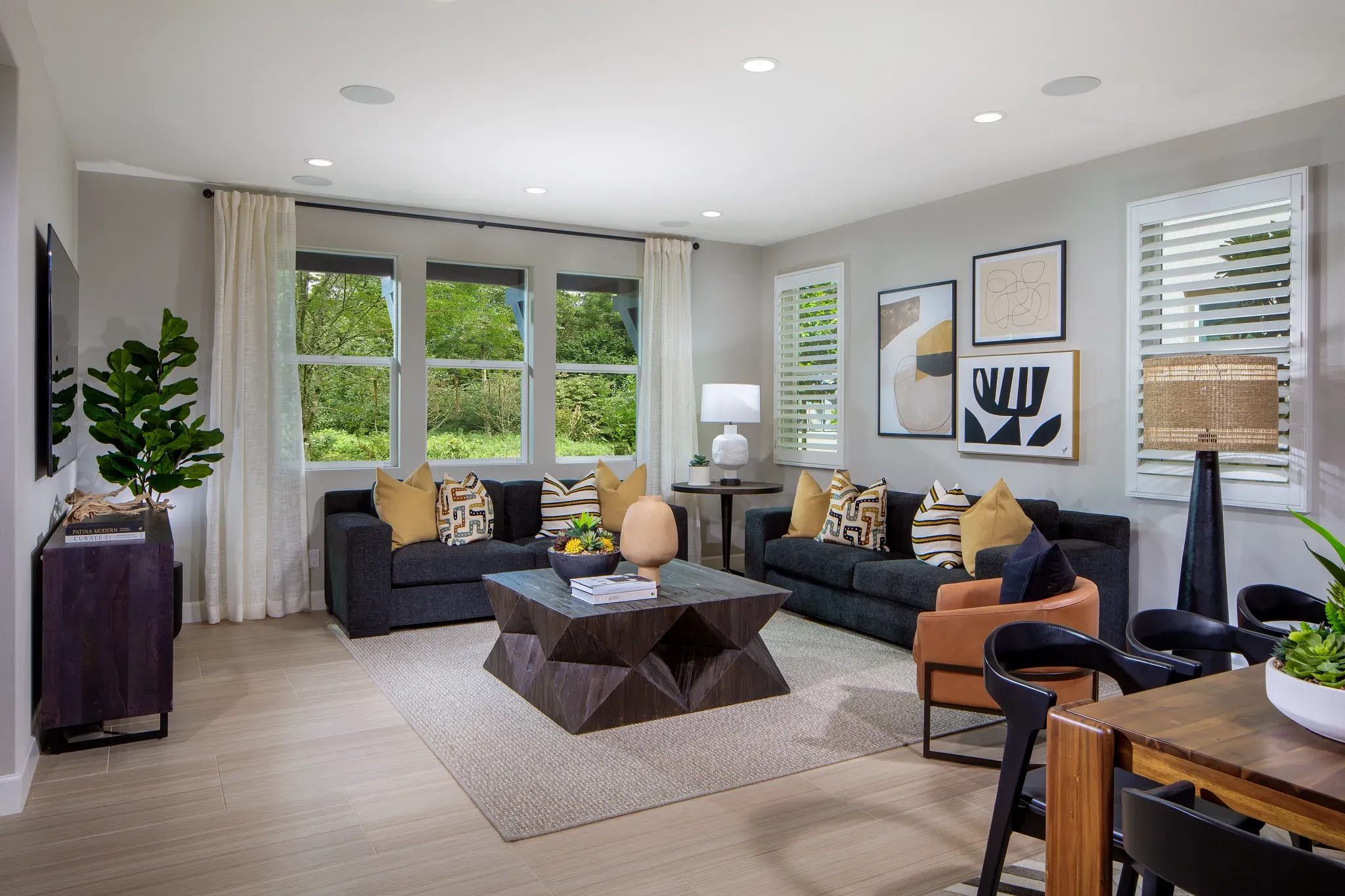 Plan 5 Model Great Room