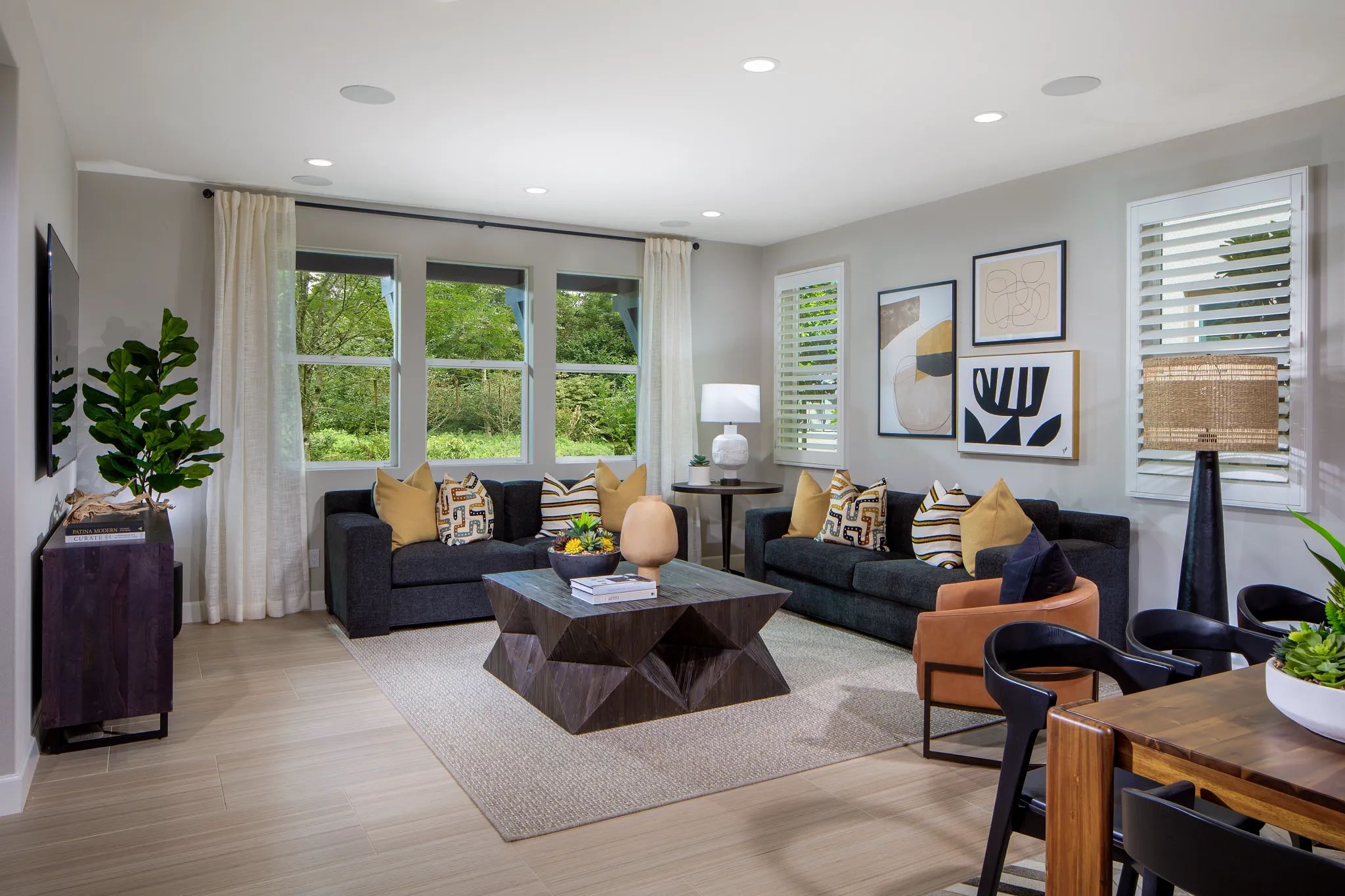 Plan 5 Model Great Room