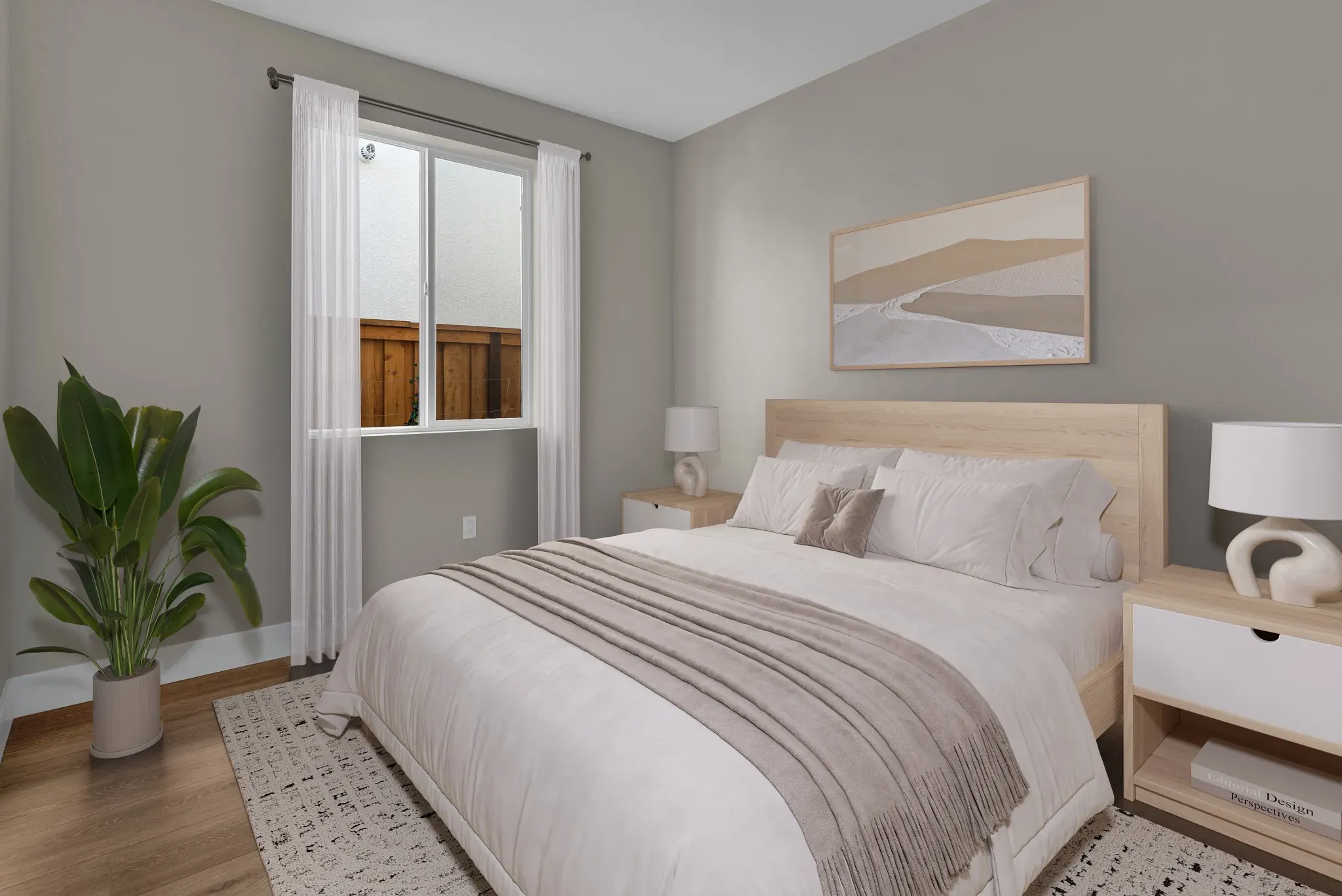 Connect II Virtually Staged Guest Bed