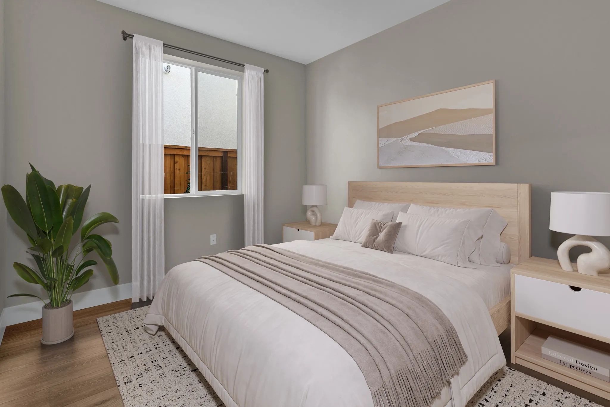 Connect II Virtually Staged Guest Bed