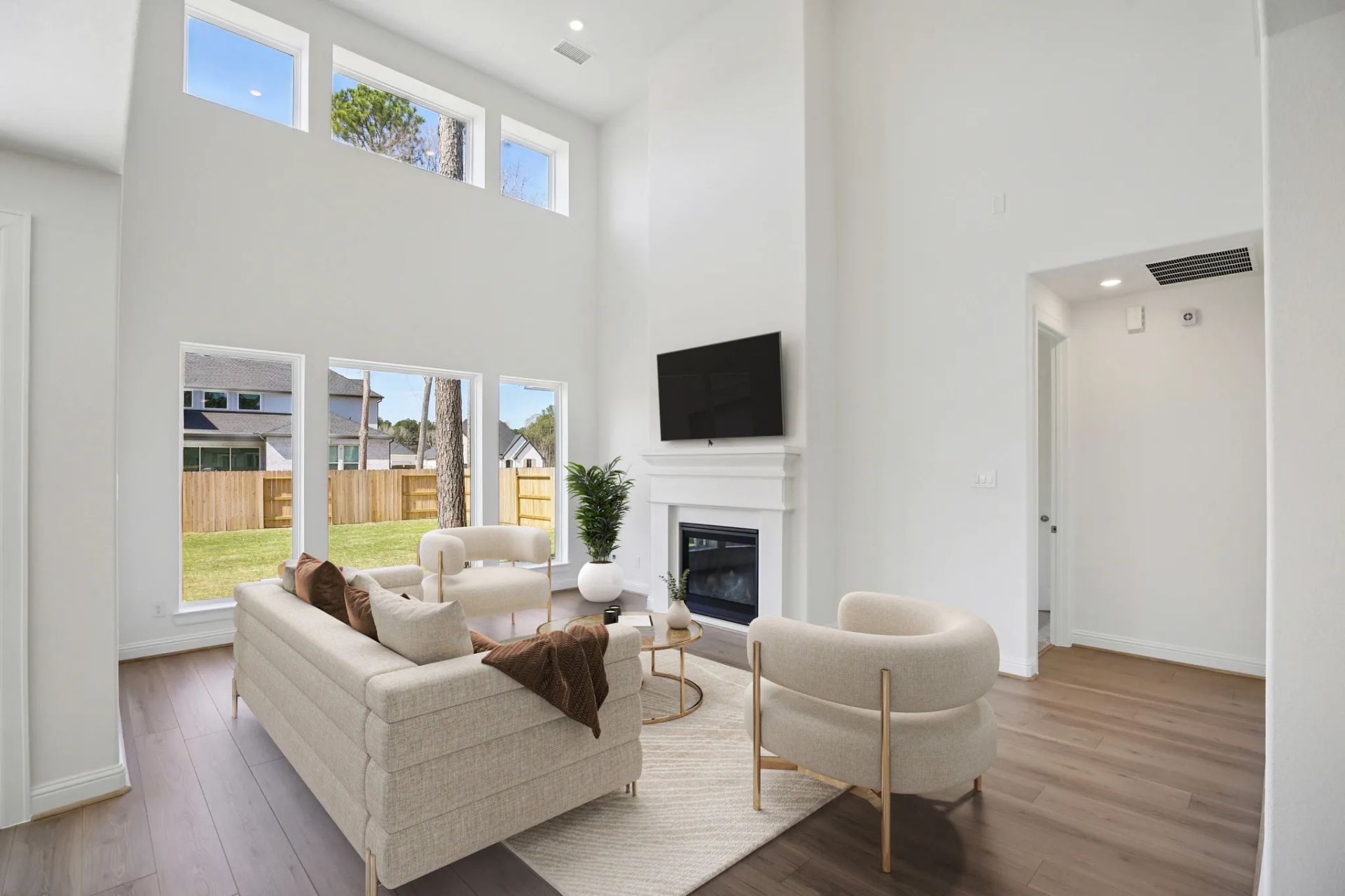 Plan 4059 Great Room - Staged