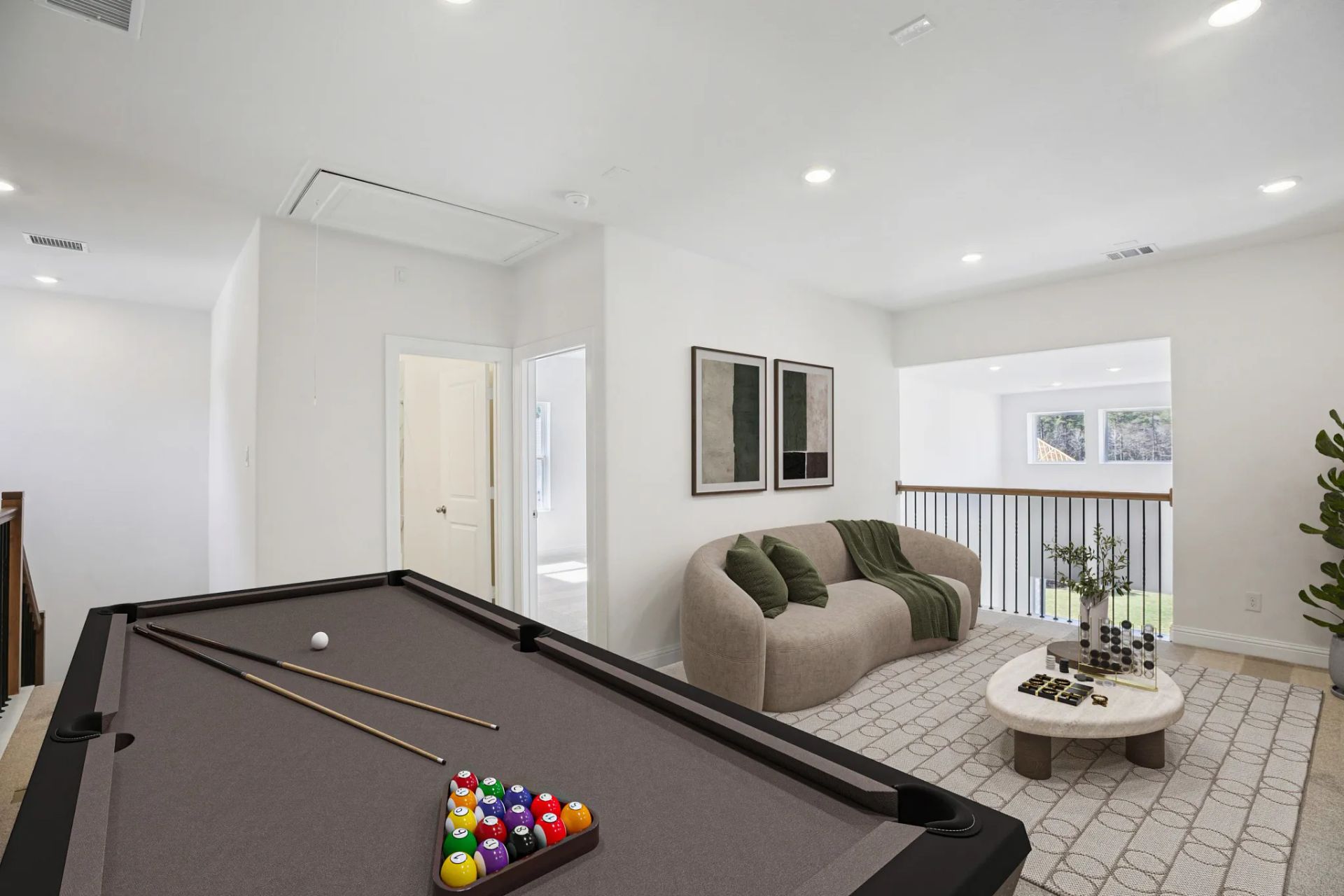 Plan 4059 Game Room - Staged