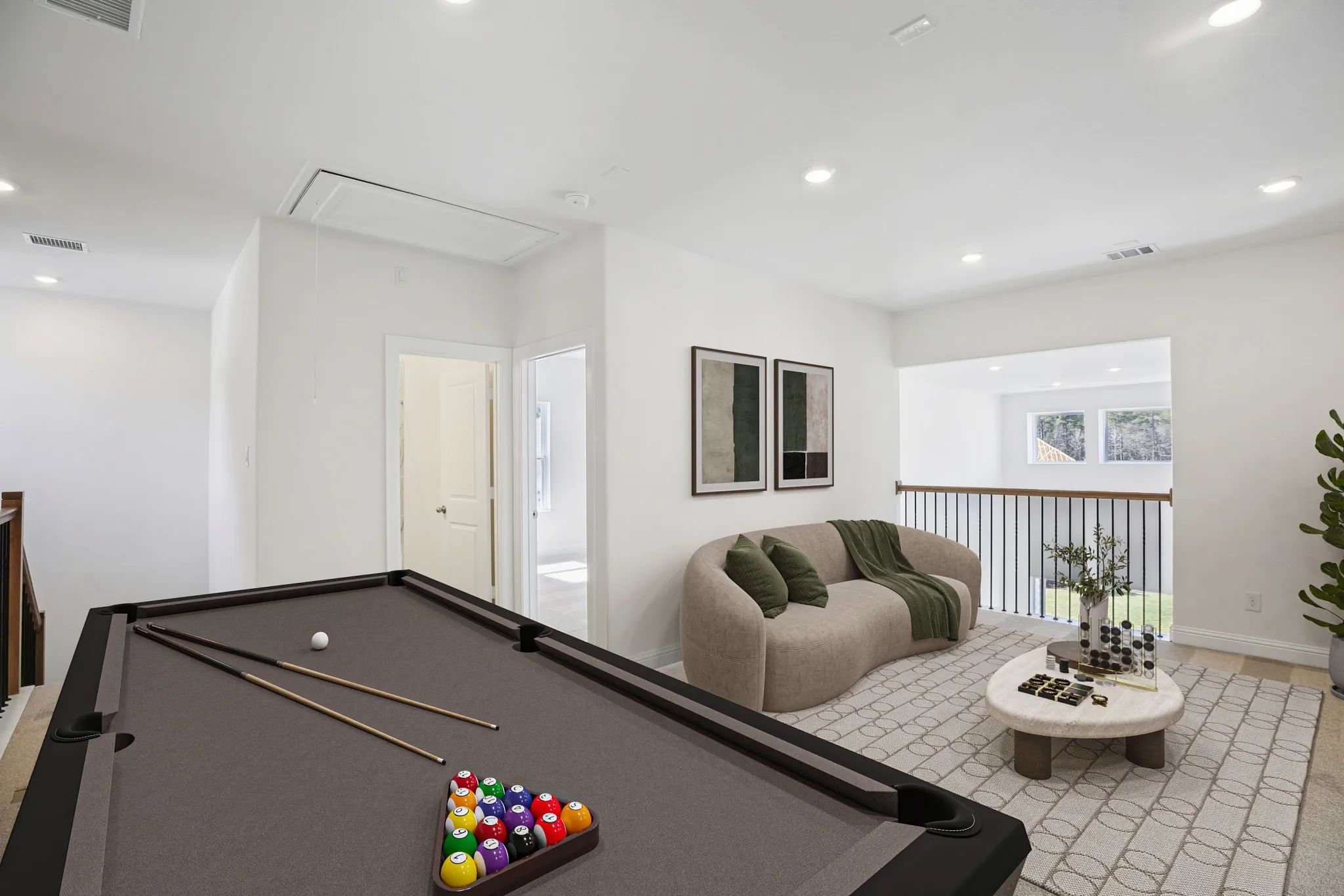 Plan 4059 Game Room - Staged